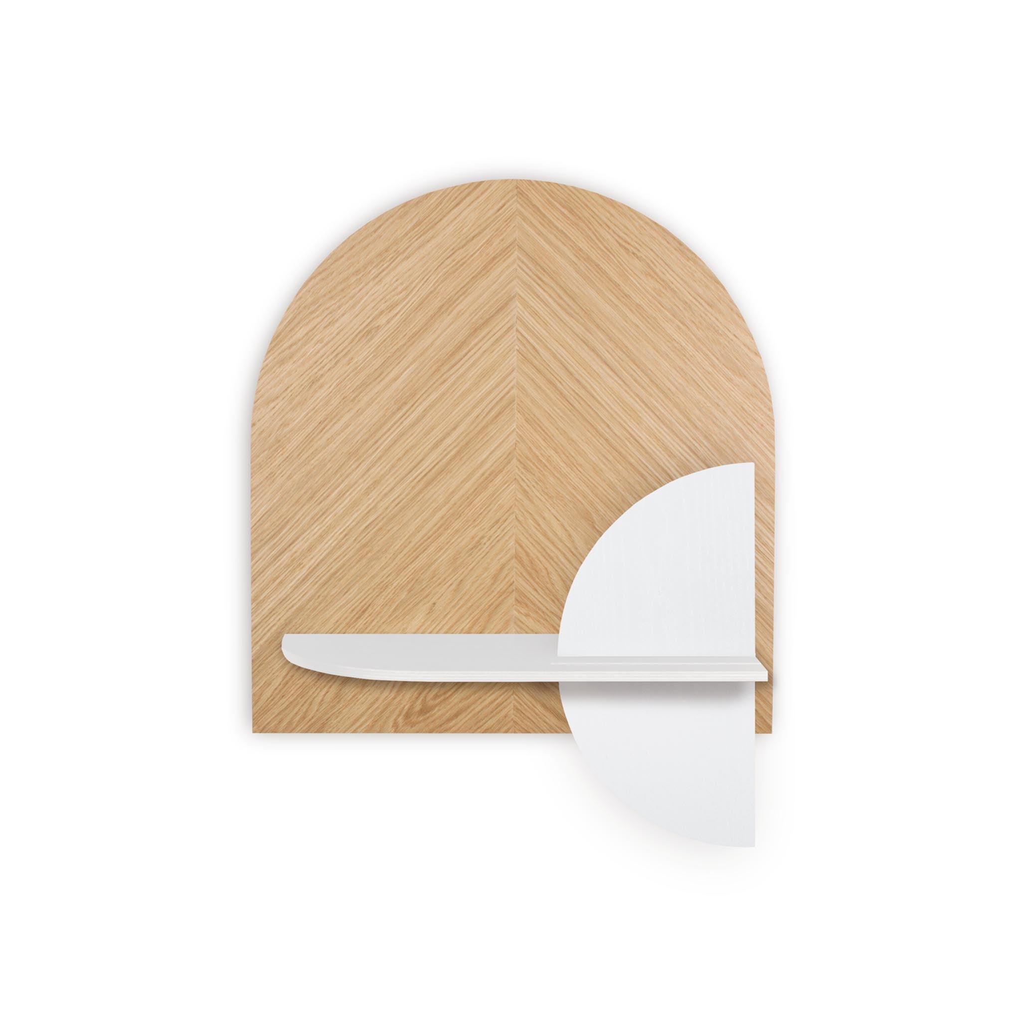Étagère murale Alba DUO · Chêne en chevrons