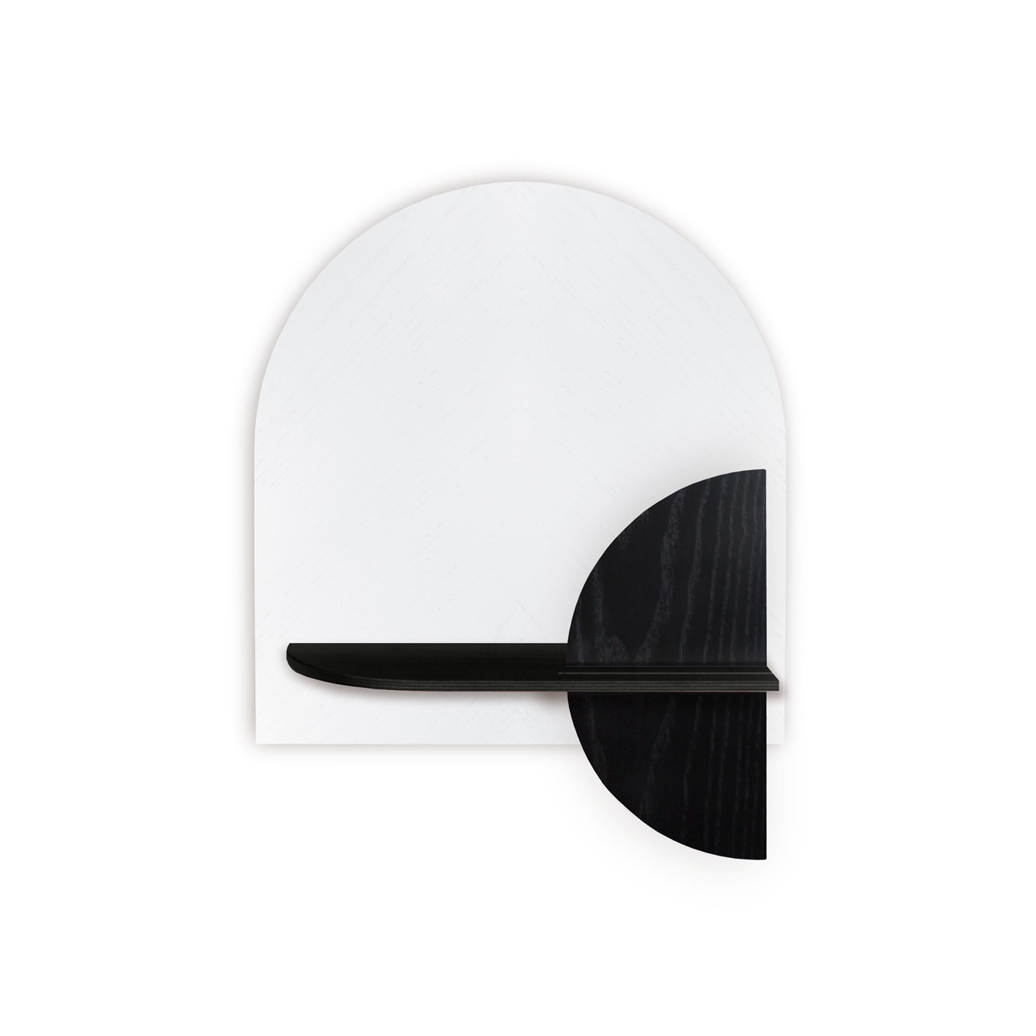 Alba Wall Shelf DUO · White herringbone