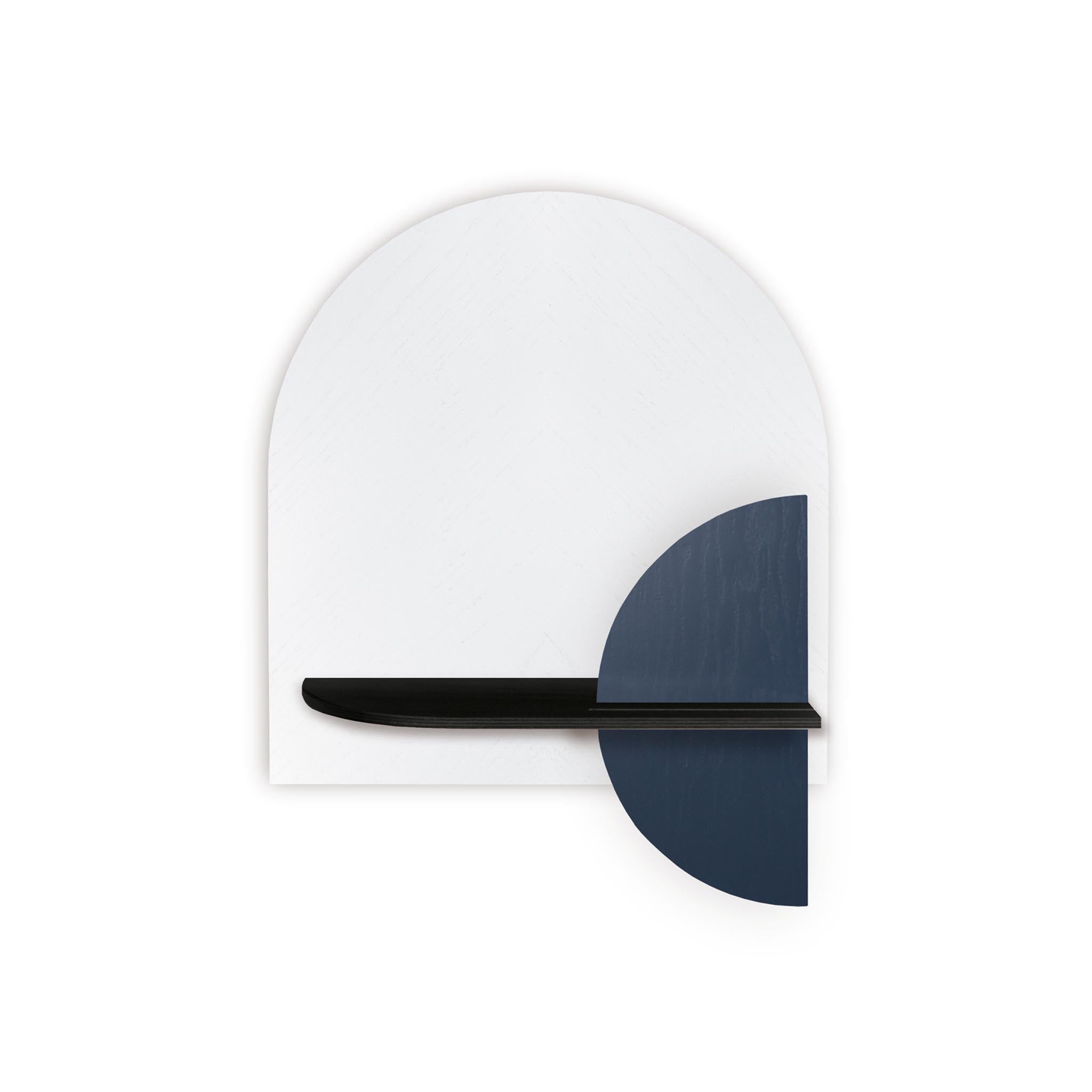 Alba Wall Shelf DUO · White herringbone