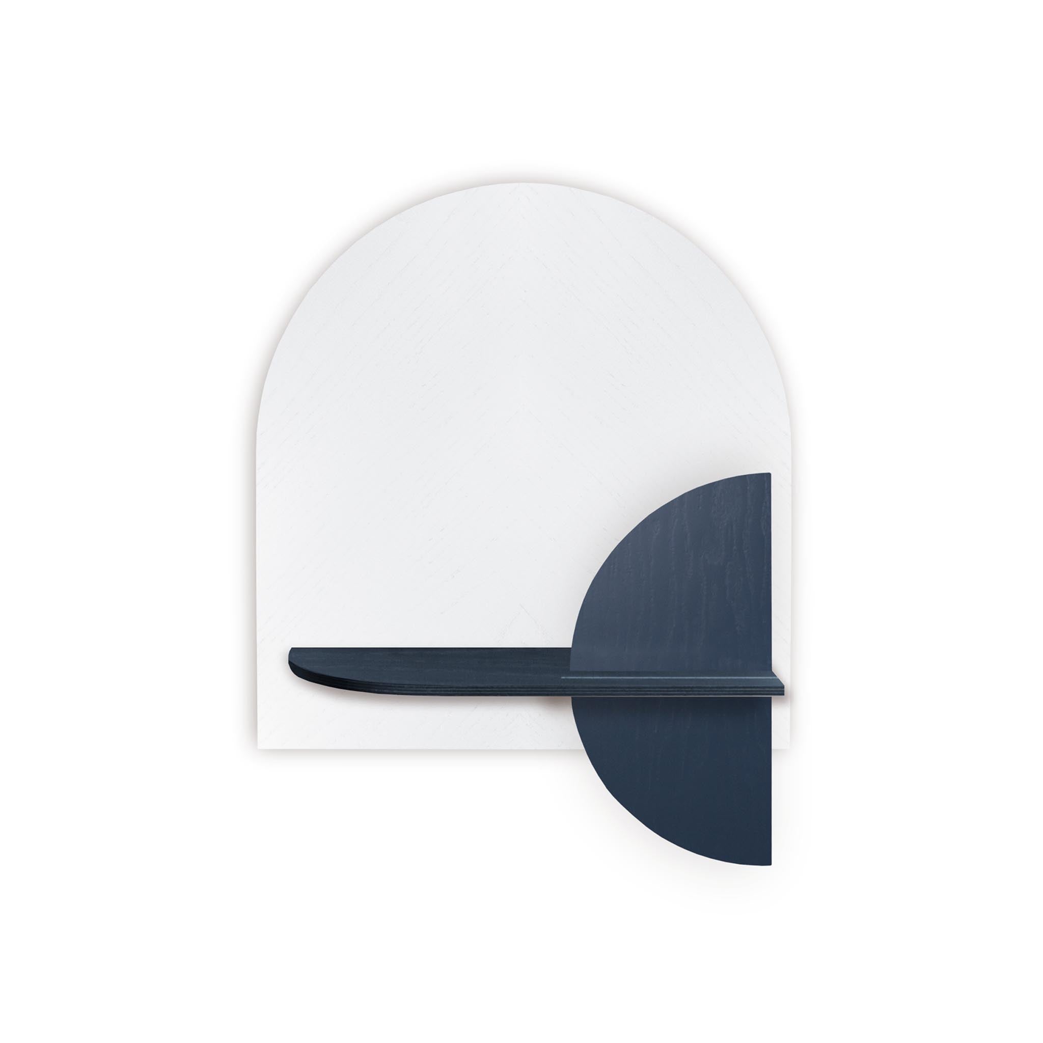 Alba Wall Shelf DUO · White herringbone