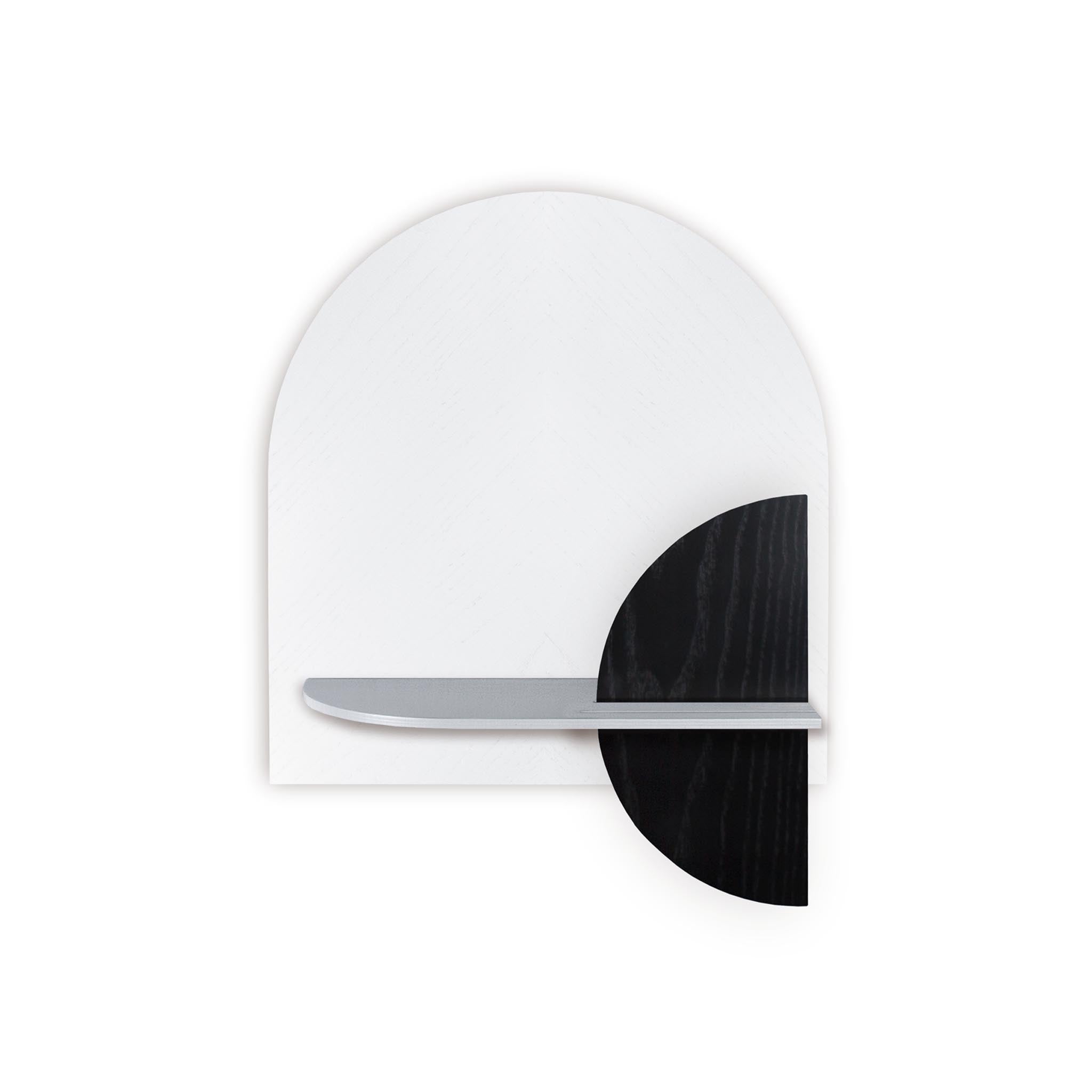 Alba Wall Shelf DUO · White herringbone