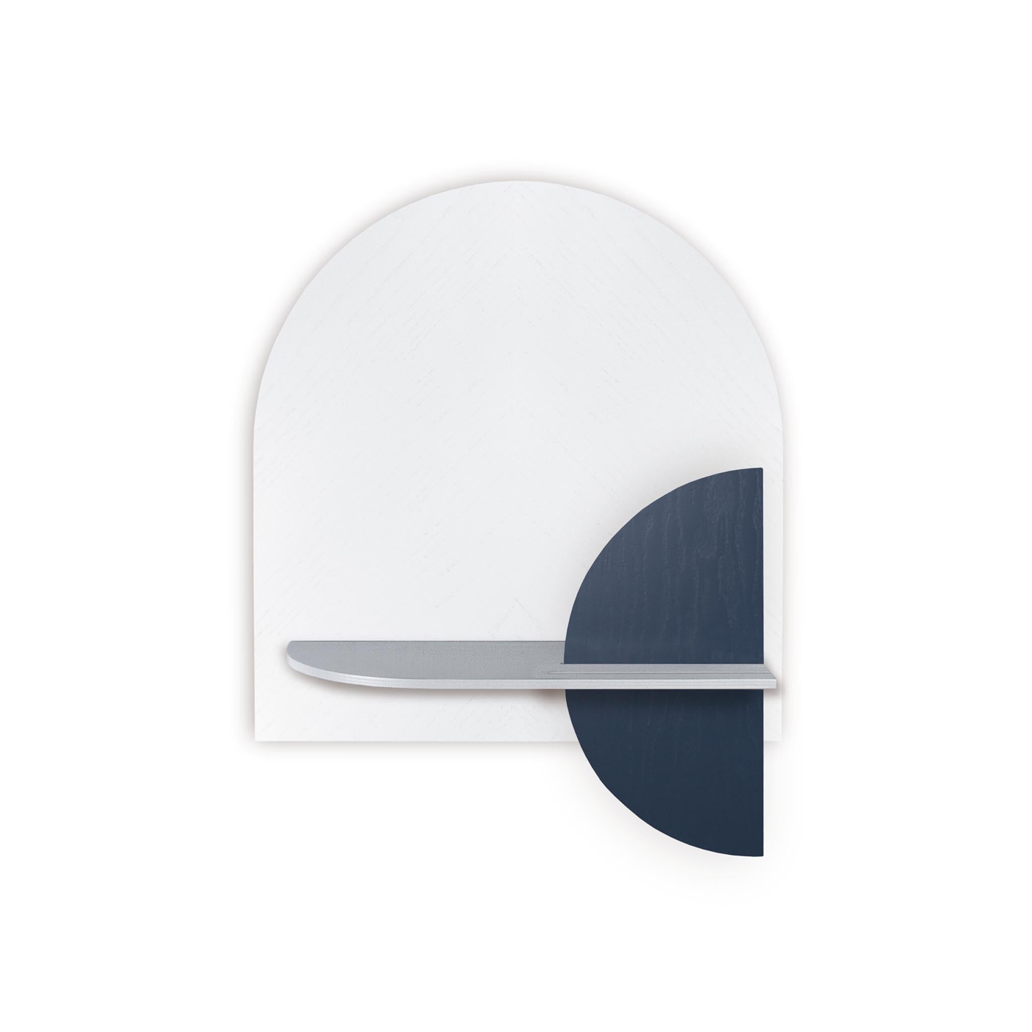 Alba Wall Shelf DUO · White herringbone