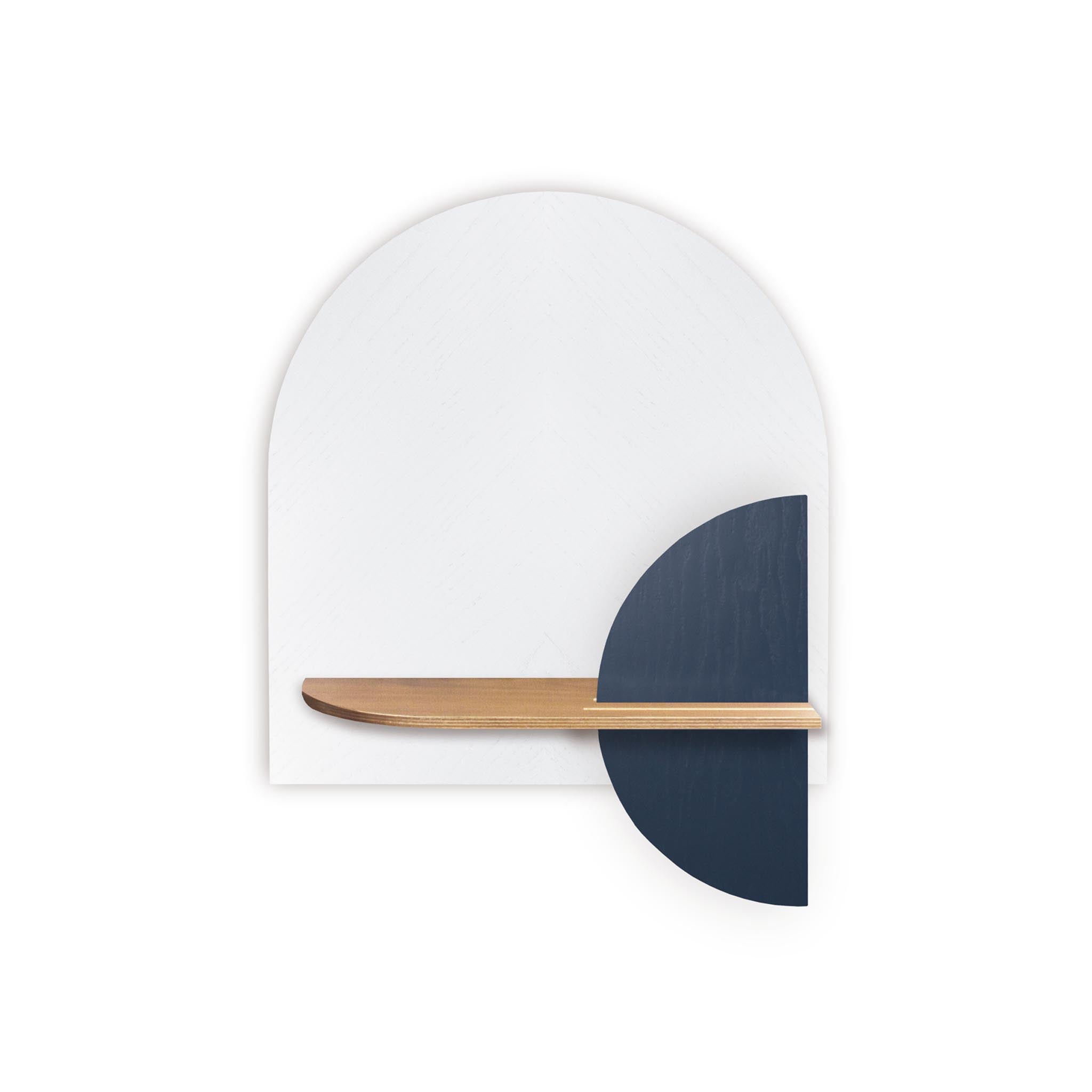 Alba Wall Shelf DUO · White herringbone