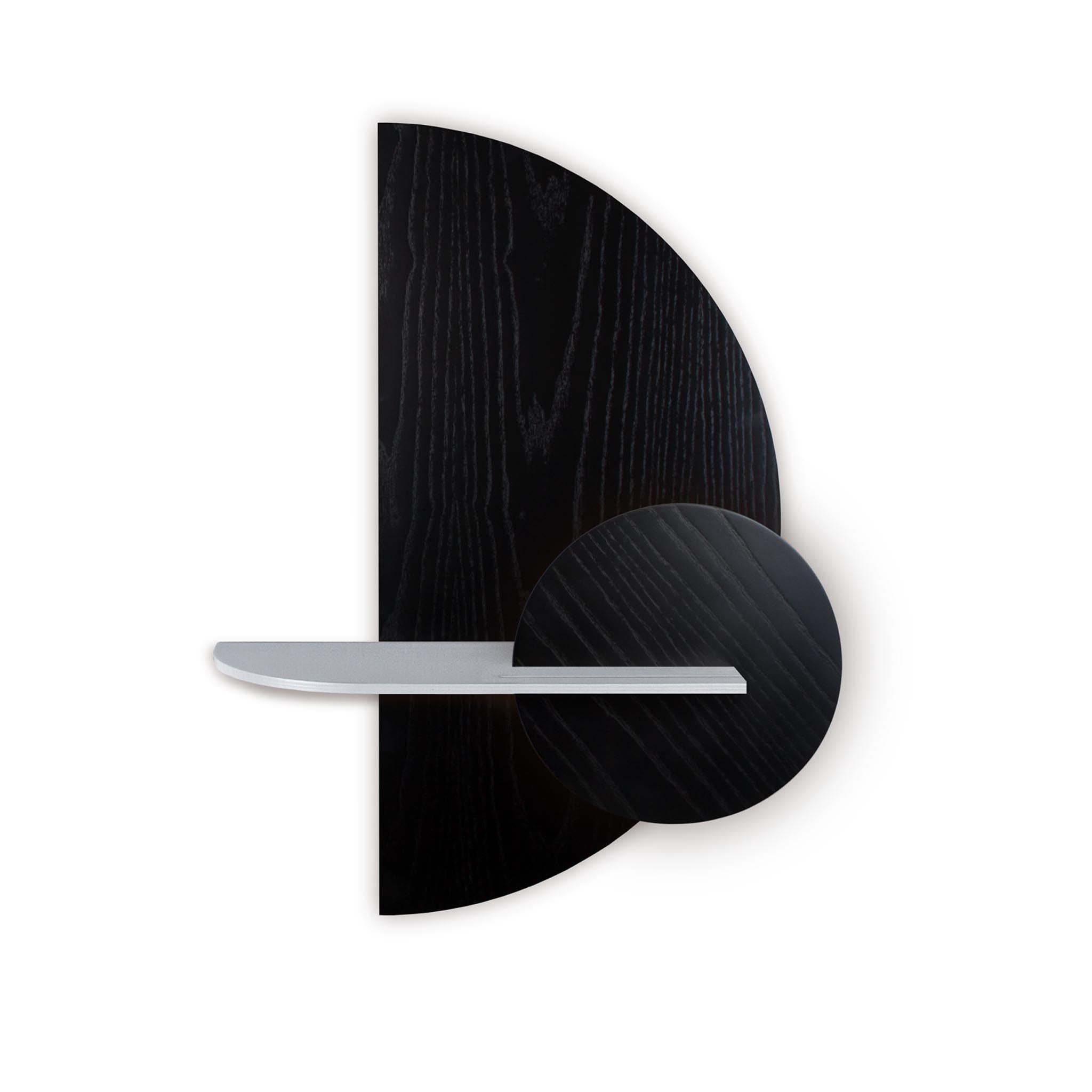 Alba Wall Shelf DUO · Black semicircle