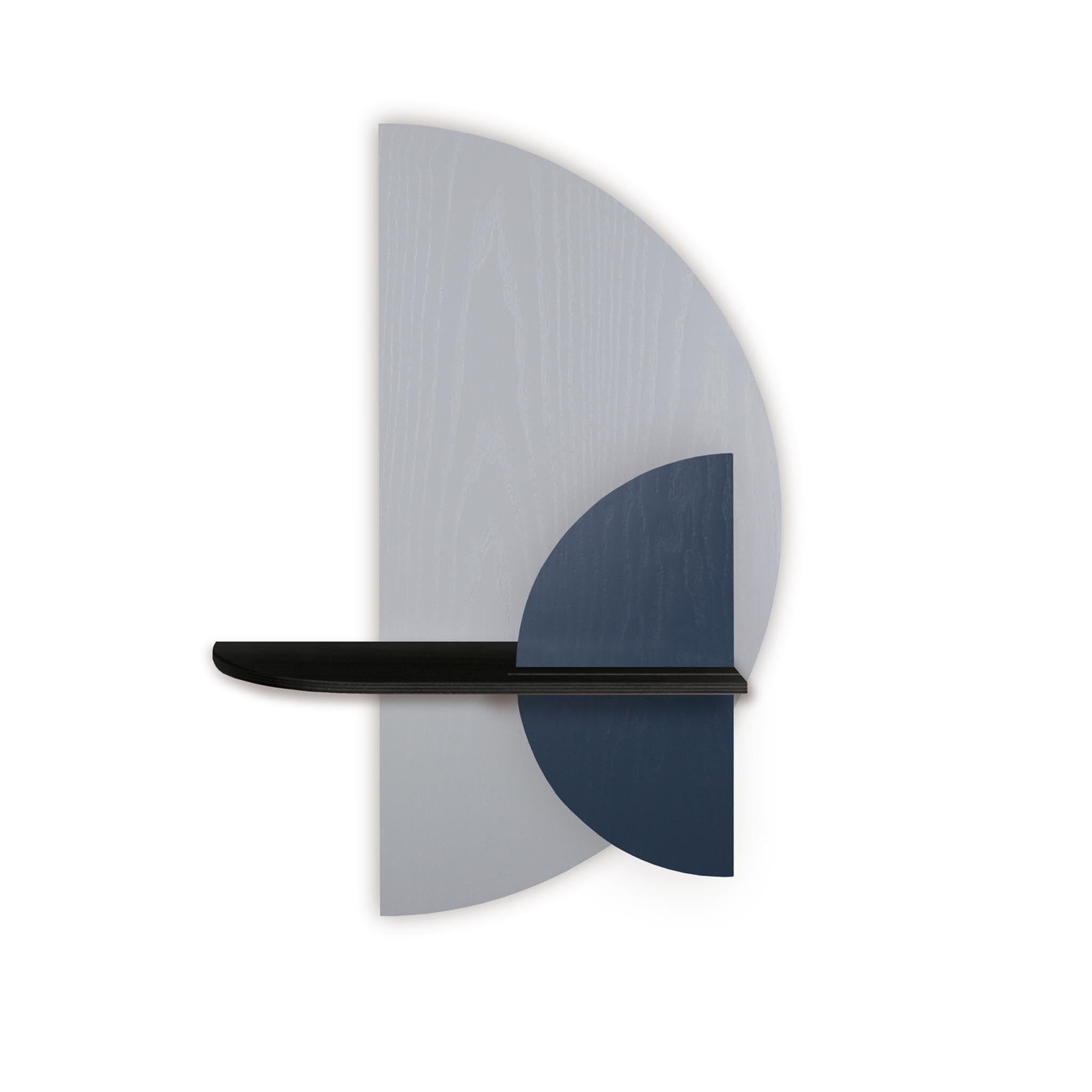 Alba wandplank - Grijze halve cirkel