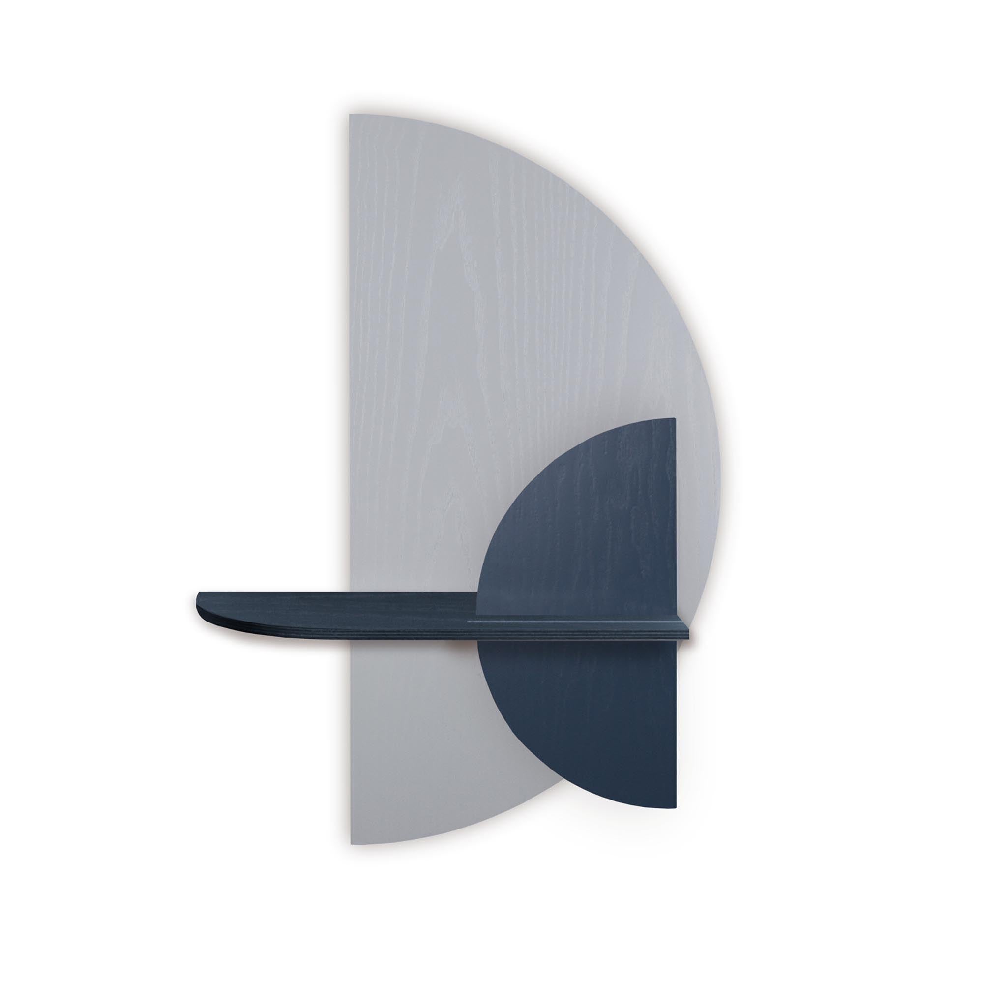 Alba wandplank - Grijze halve cirkel