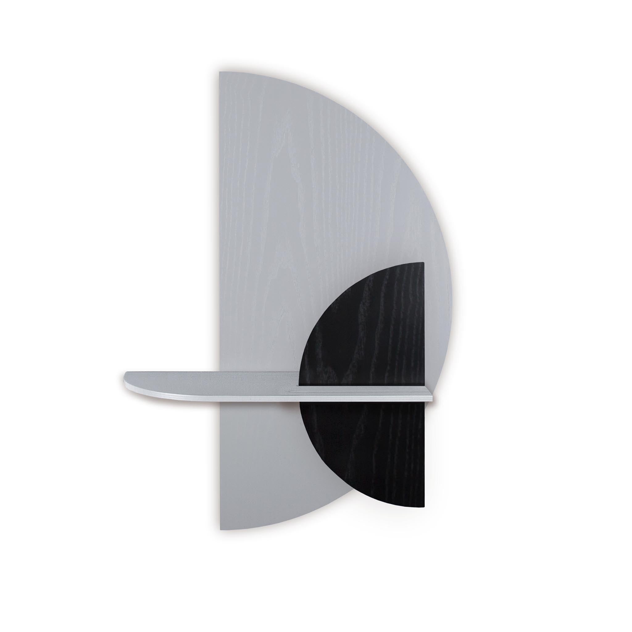 Alba wandplank - Grijze halve cirkel