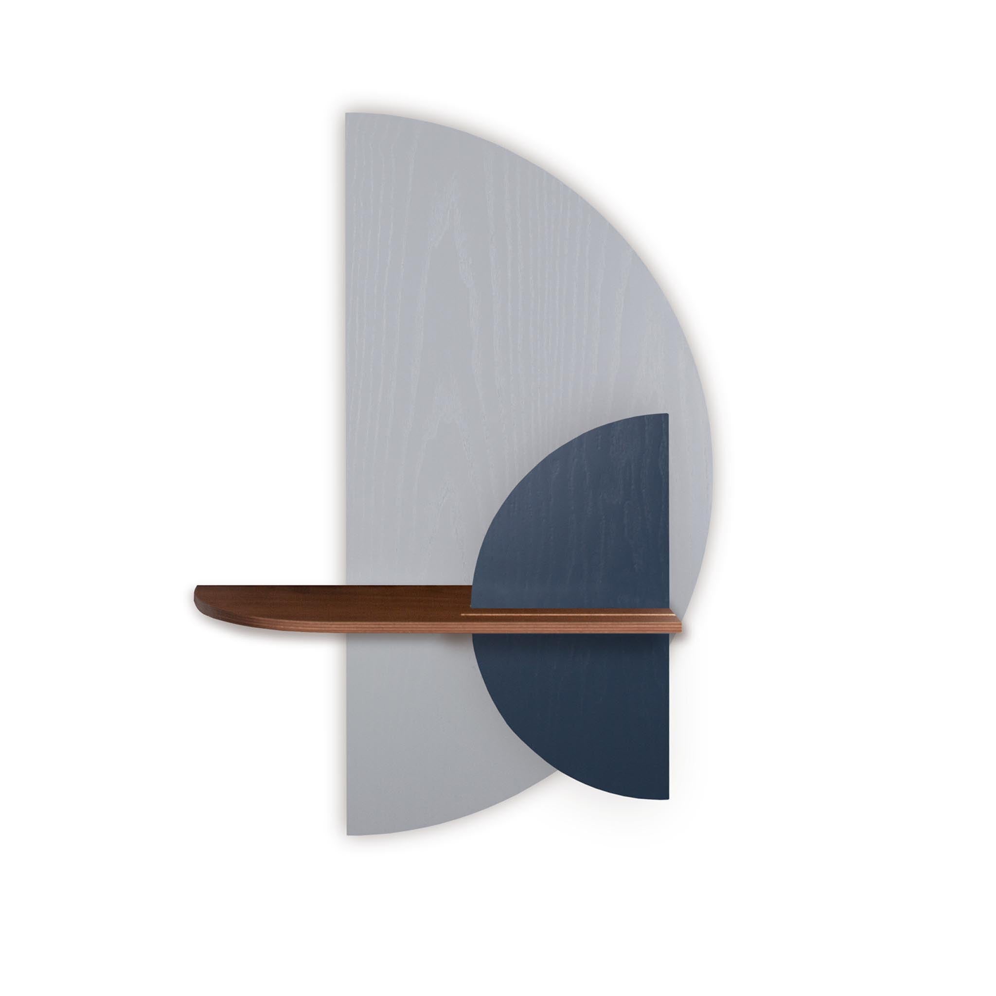 Alba wandplank - Grijze halve cirkel