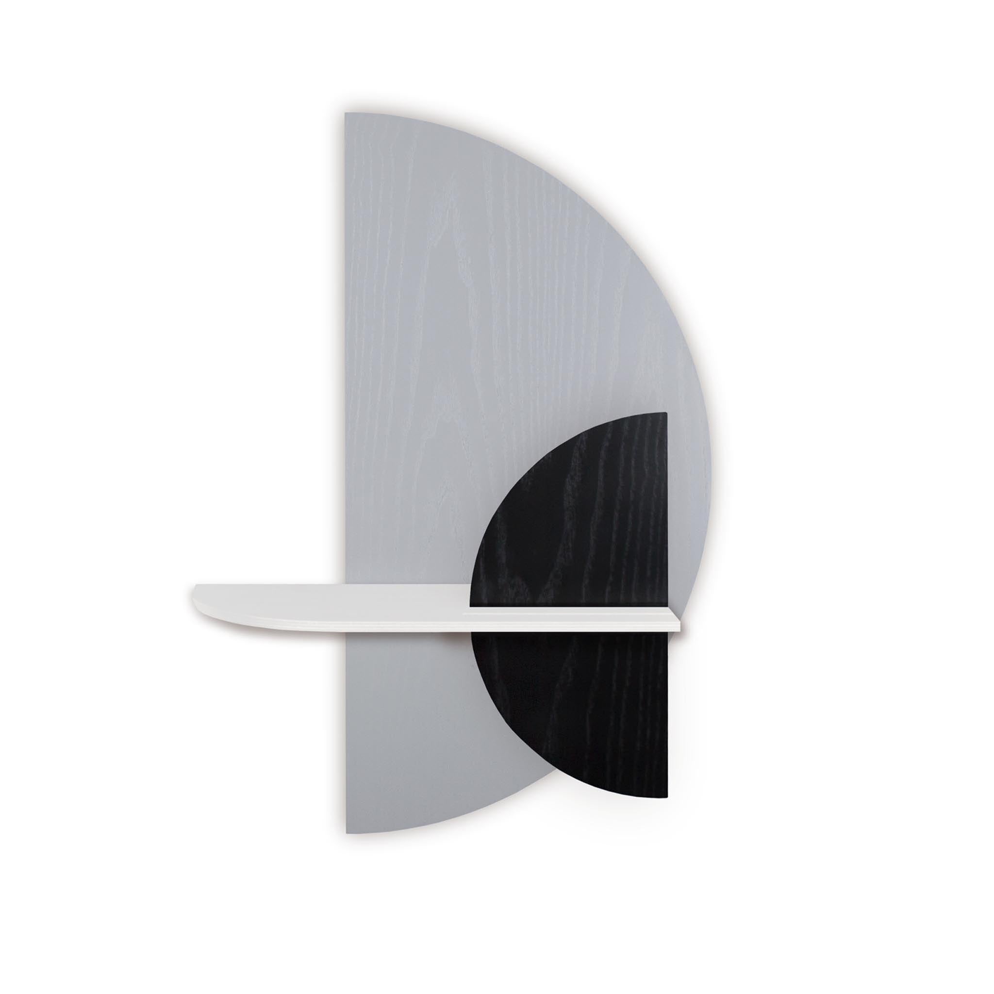 Alba wandplank - Grijze halve cirkel