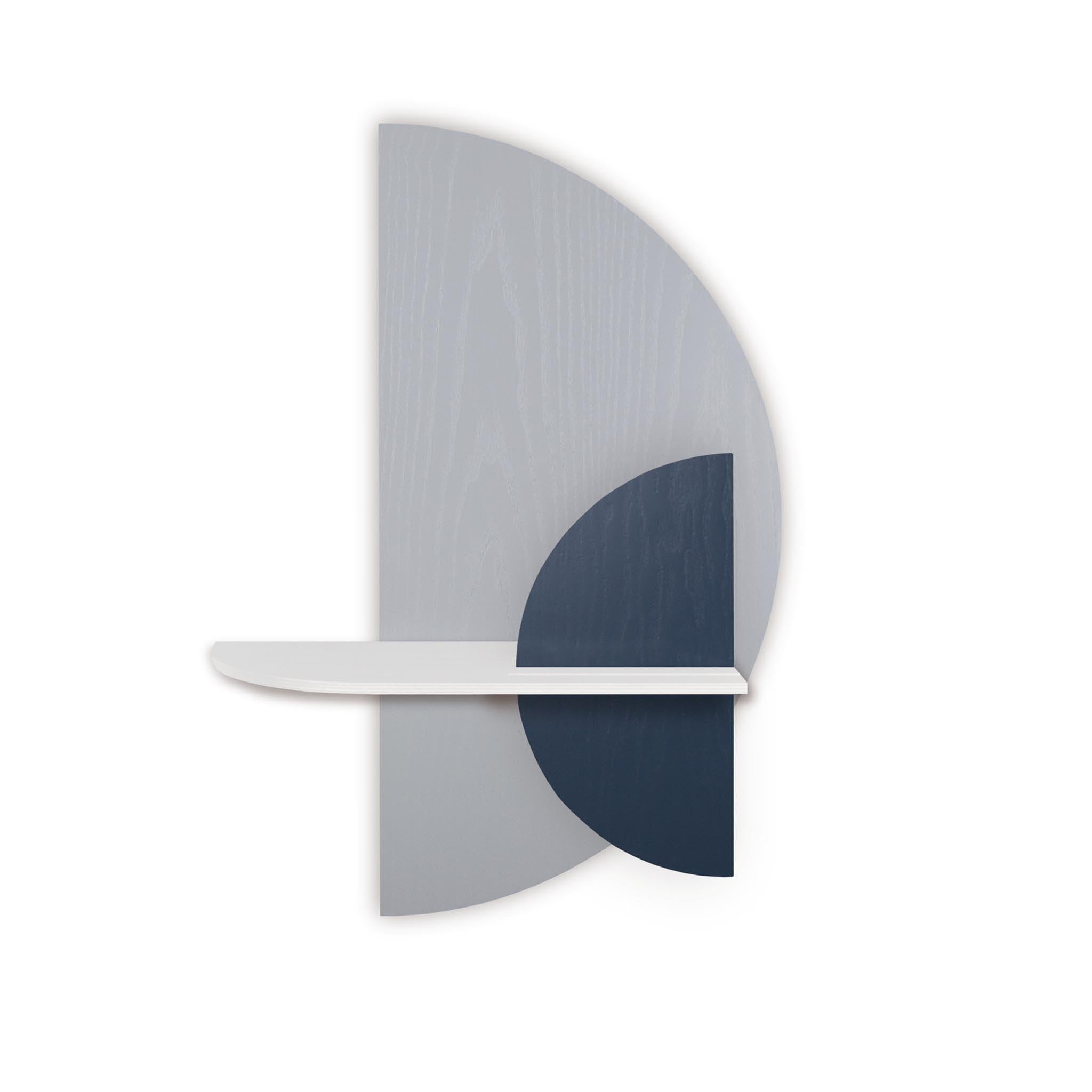 Alba wandplank - Grijze halve cirkel