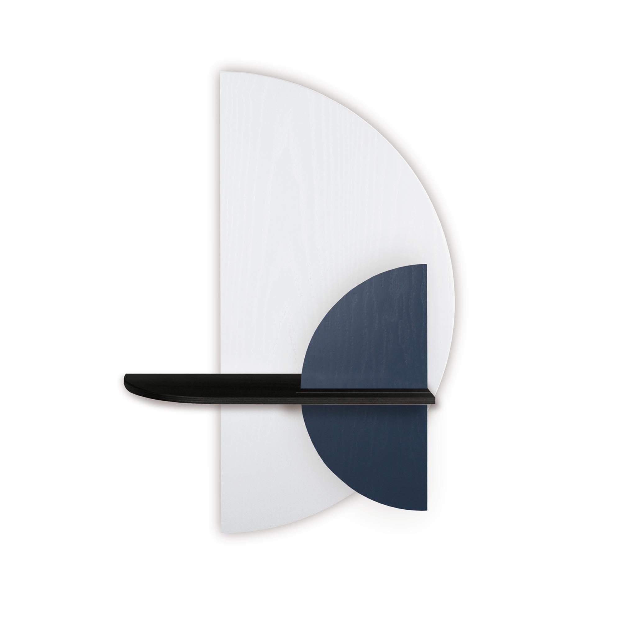 Alba wandplank - Wit halve cirkel