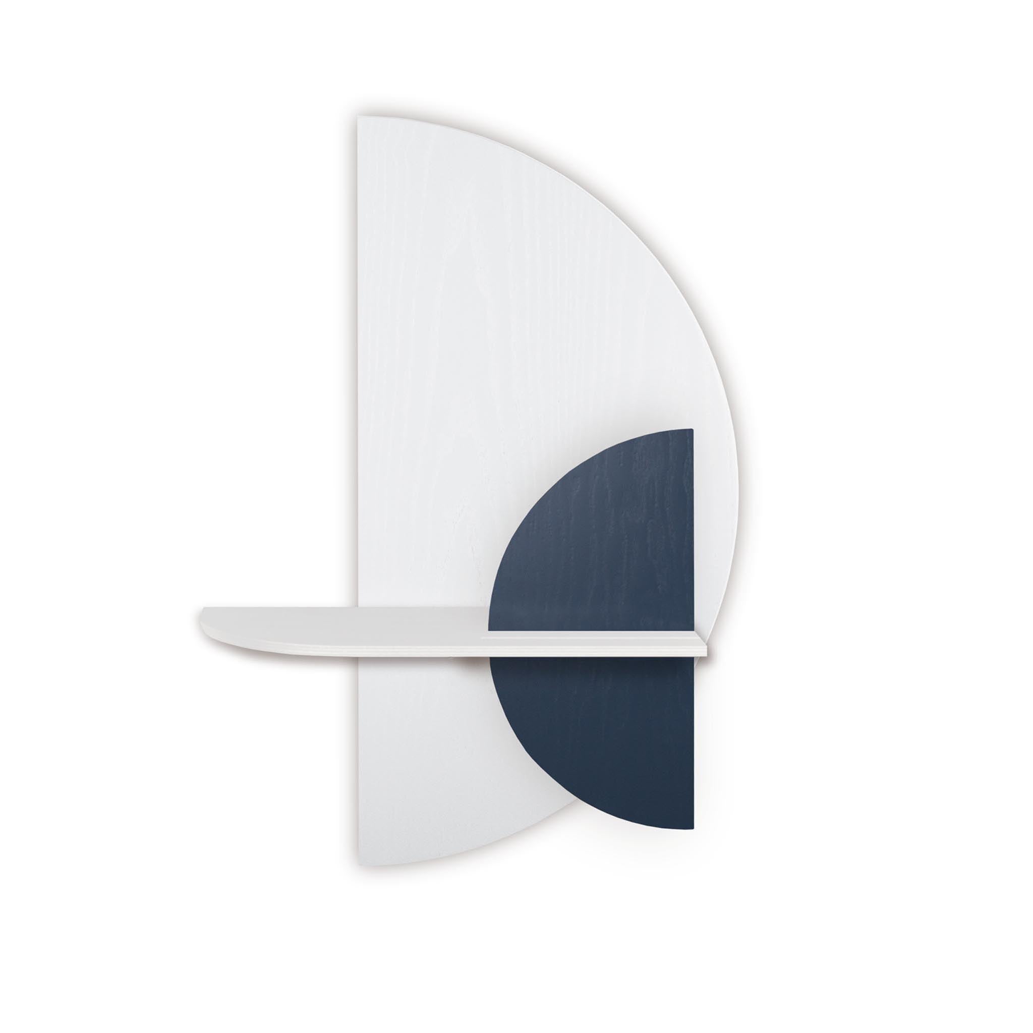 Alba wandplank - Wit halve cirkel