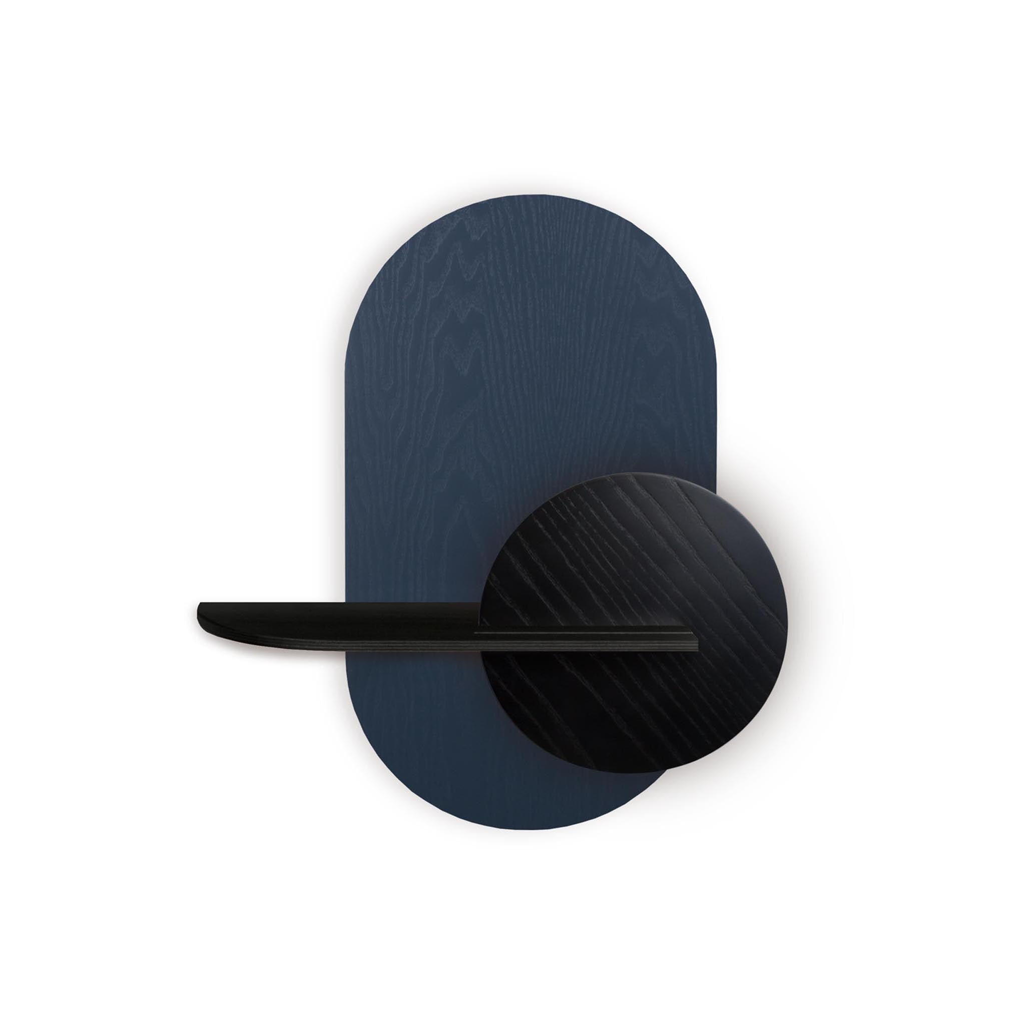 Alba Wall Shelf DUO · Blue oval