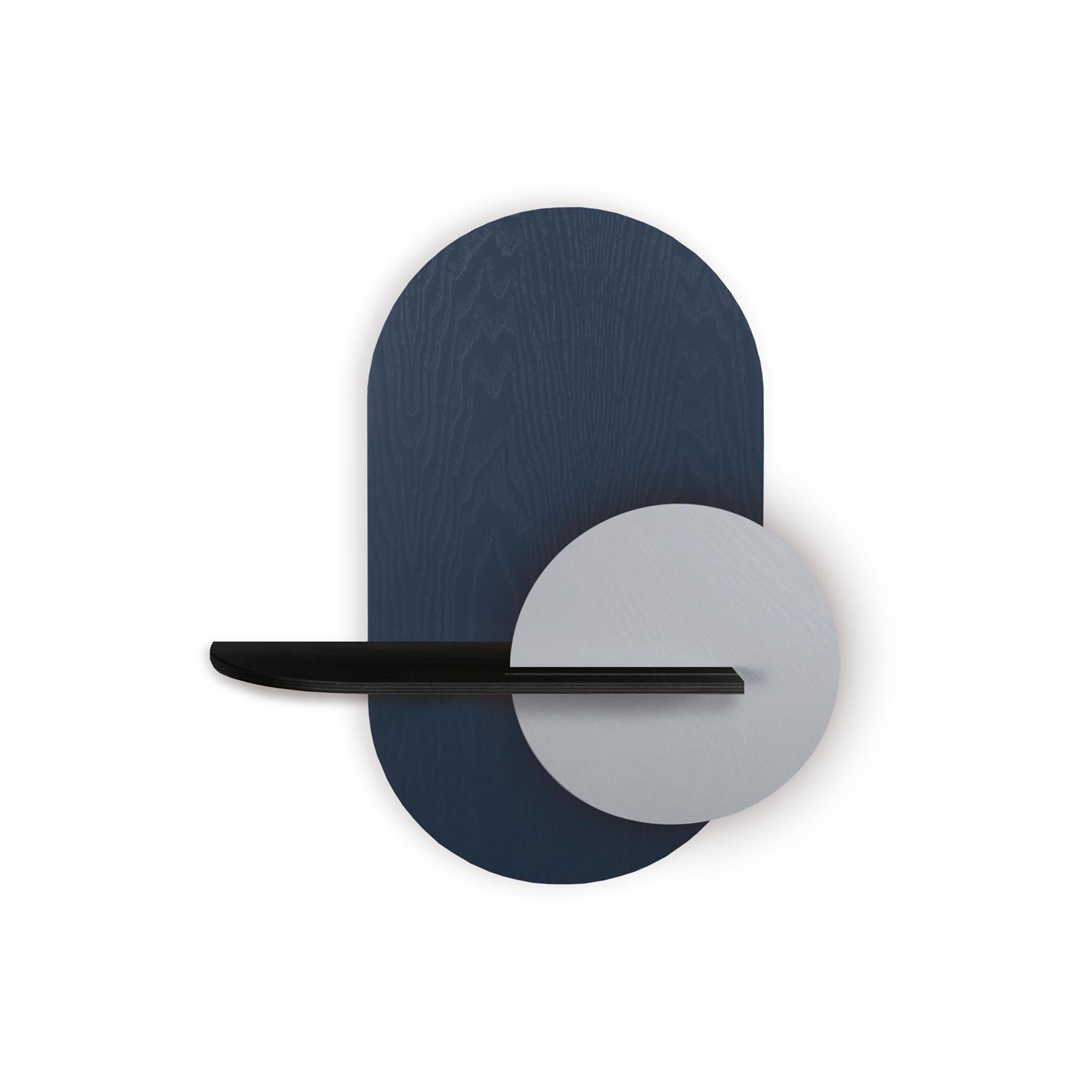 Alba Wall Shelf DUO · Blue oval
