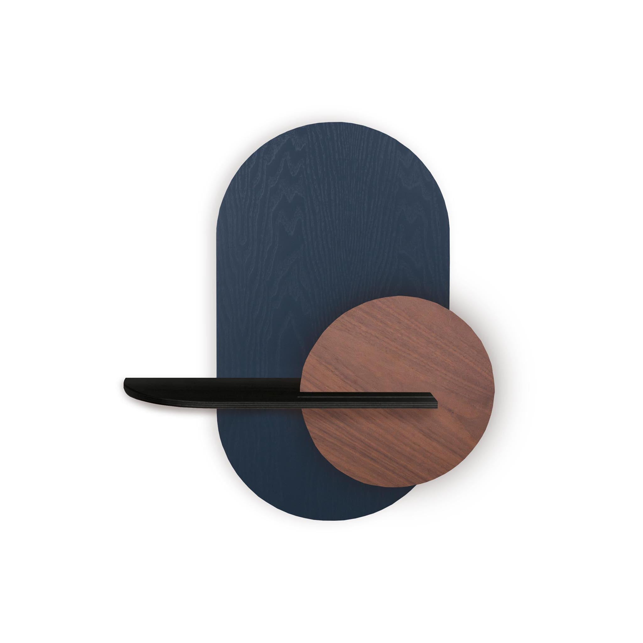Alba Wall Shelf DUO · Blue oval
