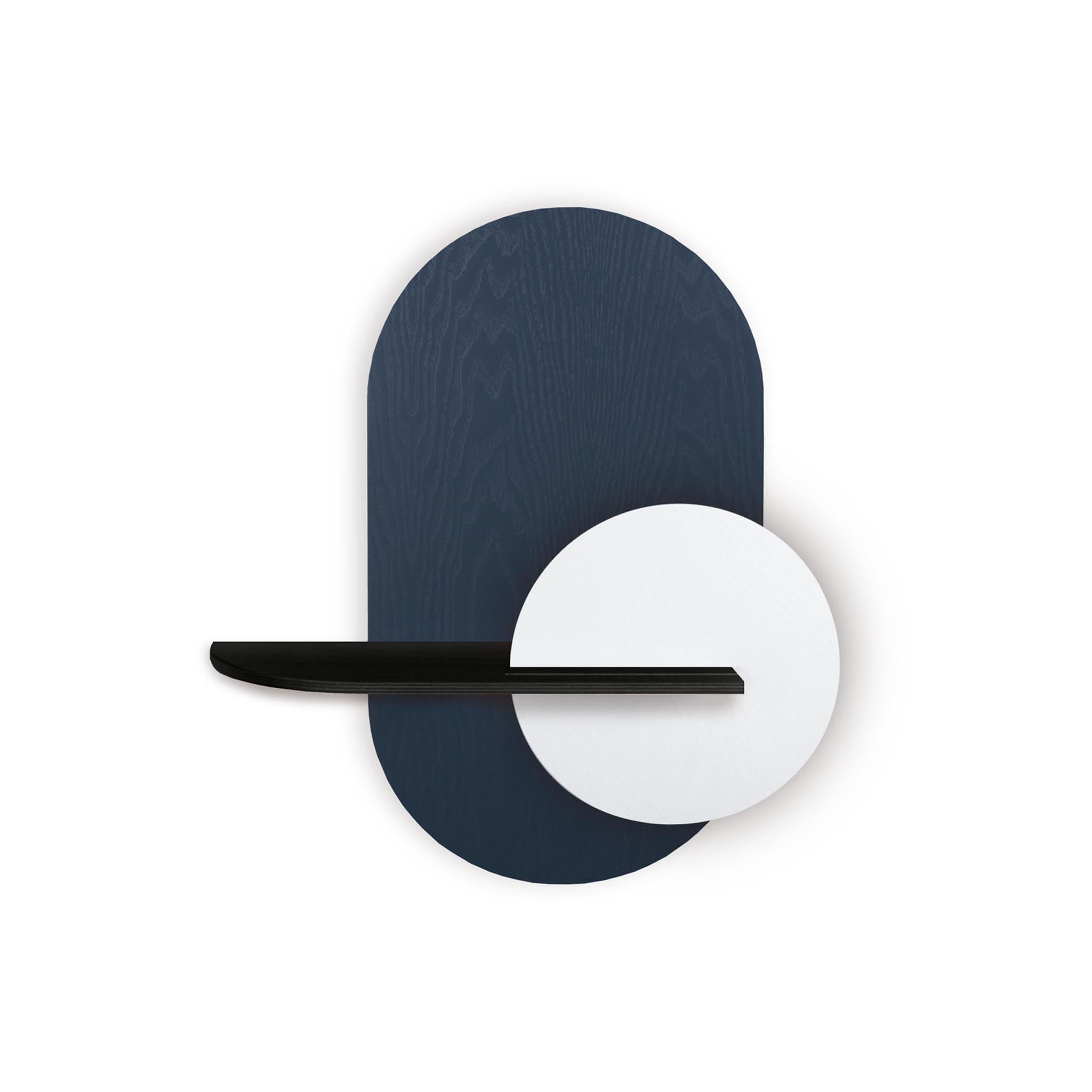 Alba Wall Shelf DUO · Blue oval