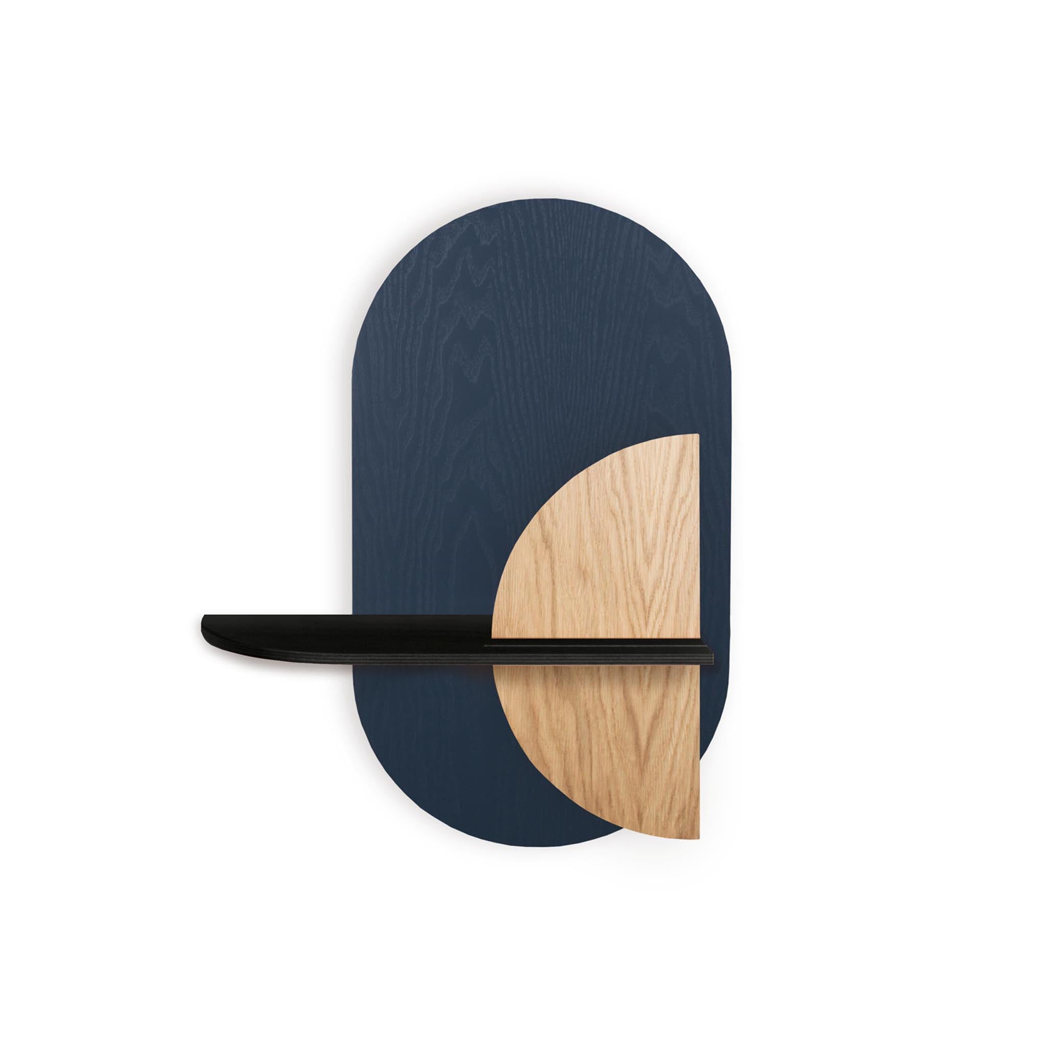 Alba Wall Shelf DUO · Blue oval