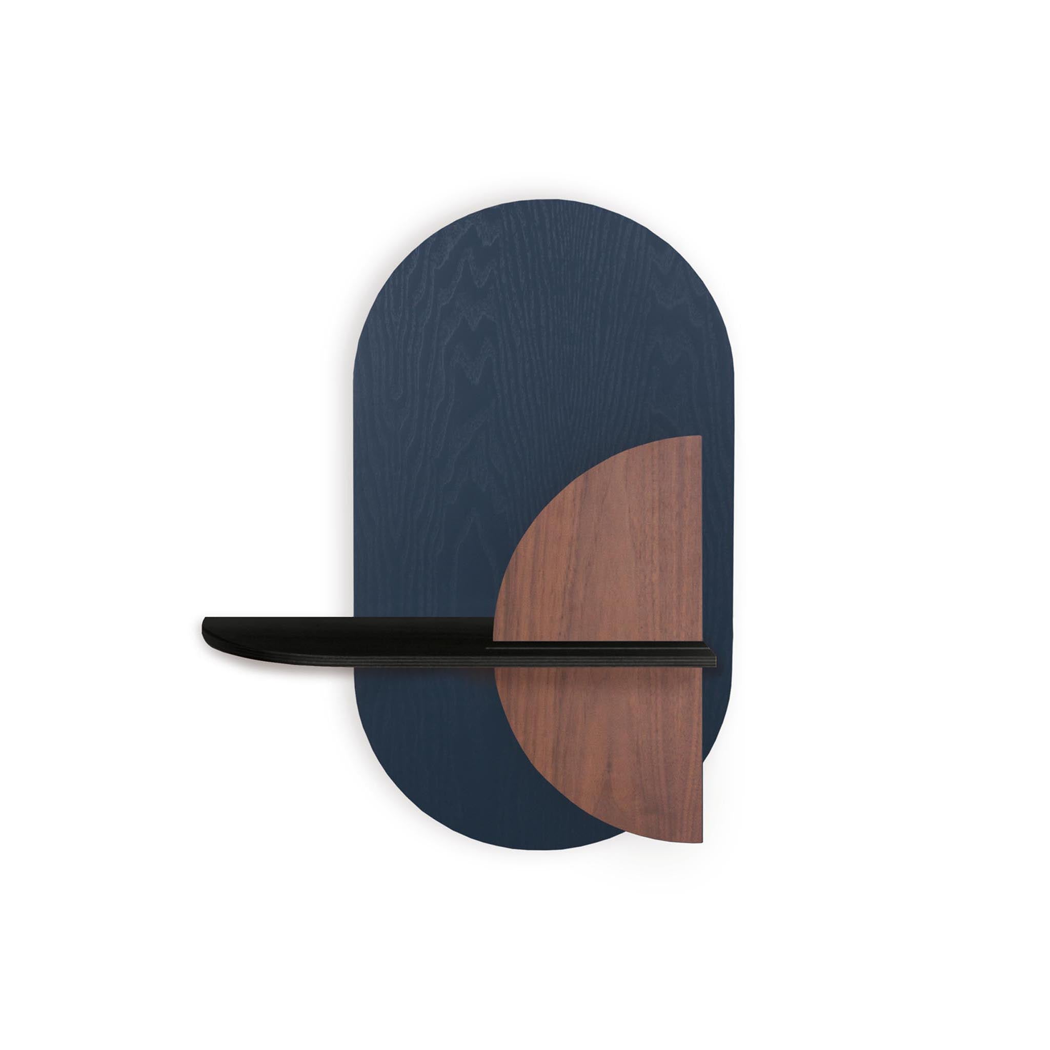 Alba Wall Shelf DUO · Blue oval