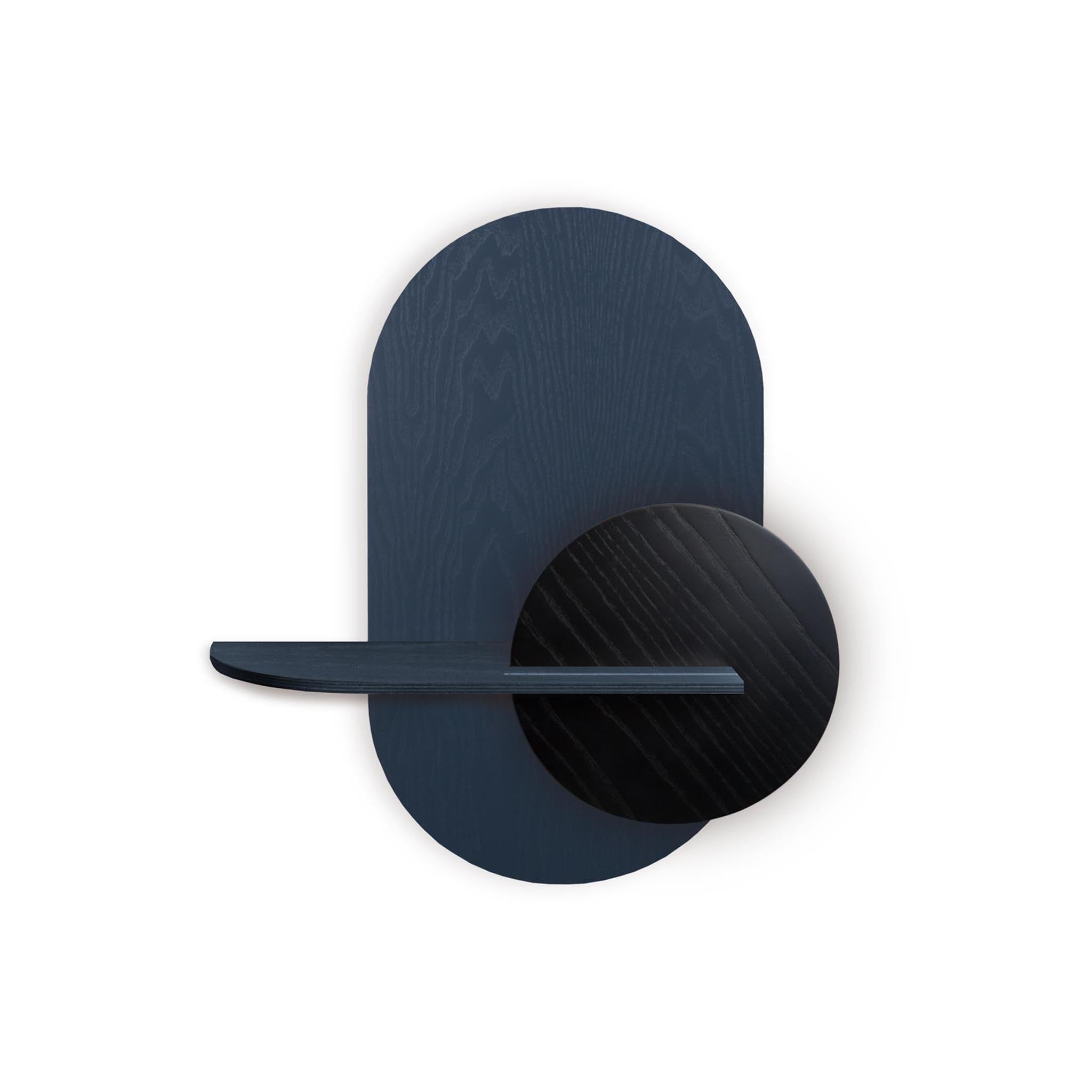 Alba Wall Shelf DUO · Blue oval