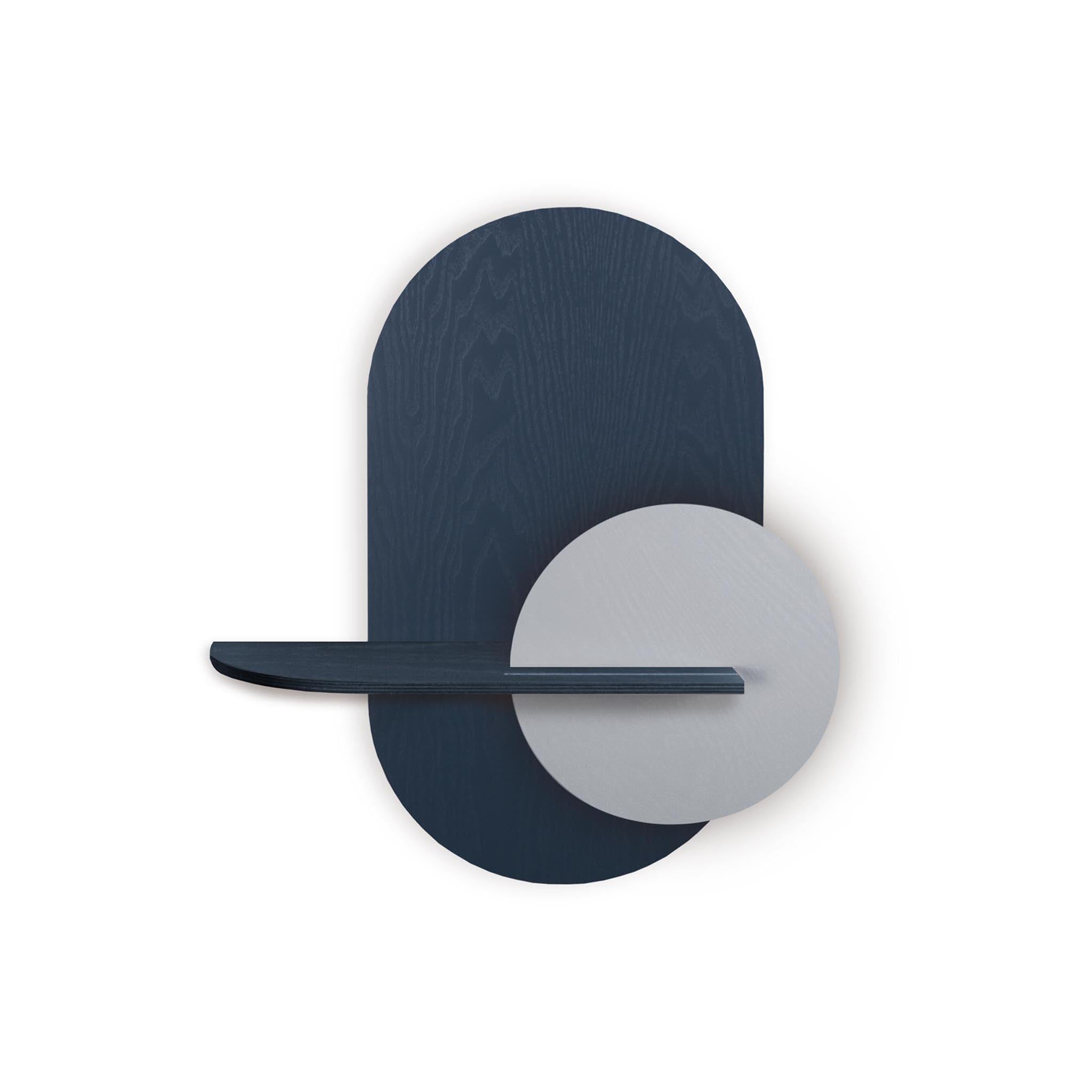 Alba Wall Shelf DUO · Blue oval