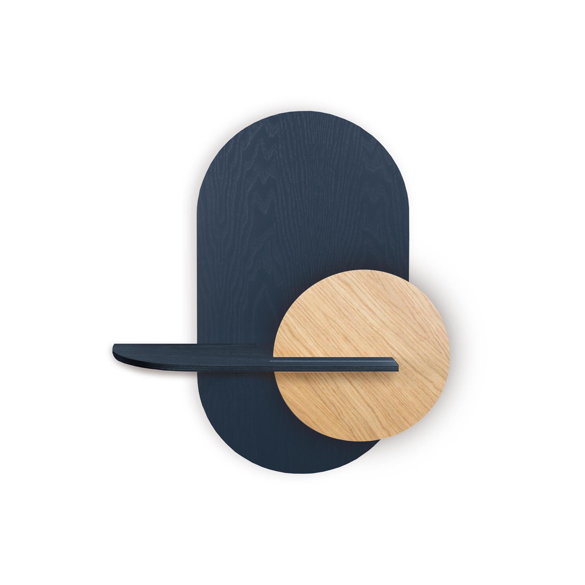 Alba Wall Shelf DUO · Blue oval