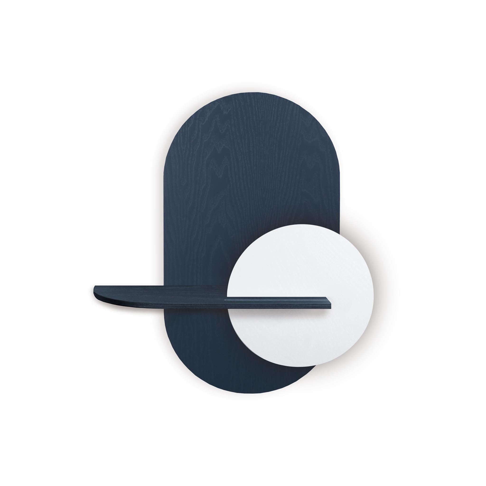 Alba Wall Shelf DUO · Blue oval