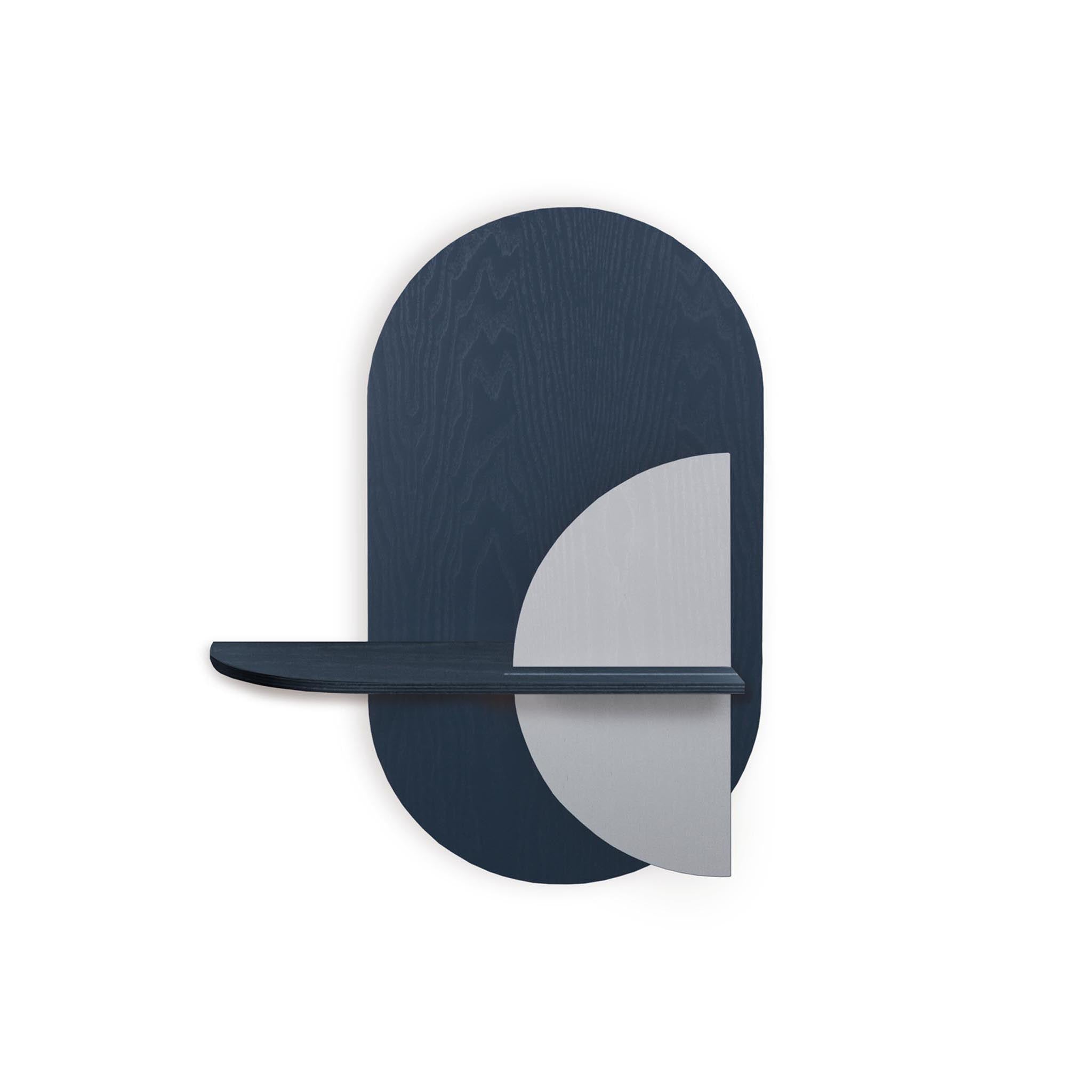 Alba Wall Shelf DUO · Blue oval