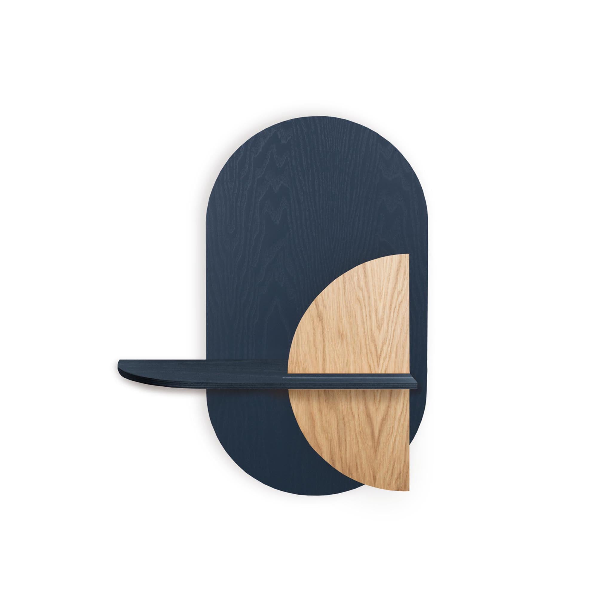 Alba Wall Shelf DUO · Blue oval