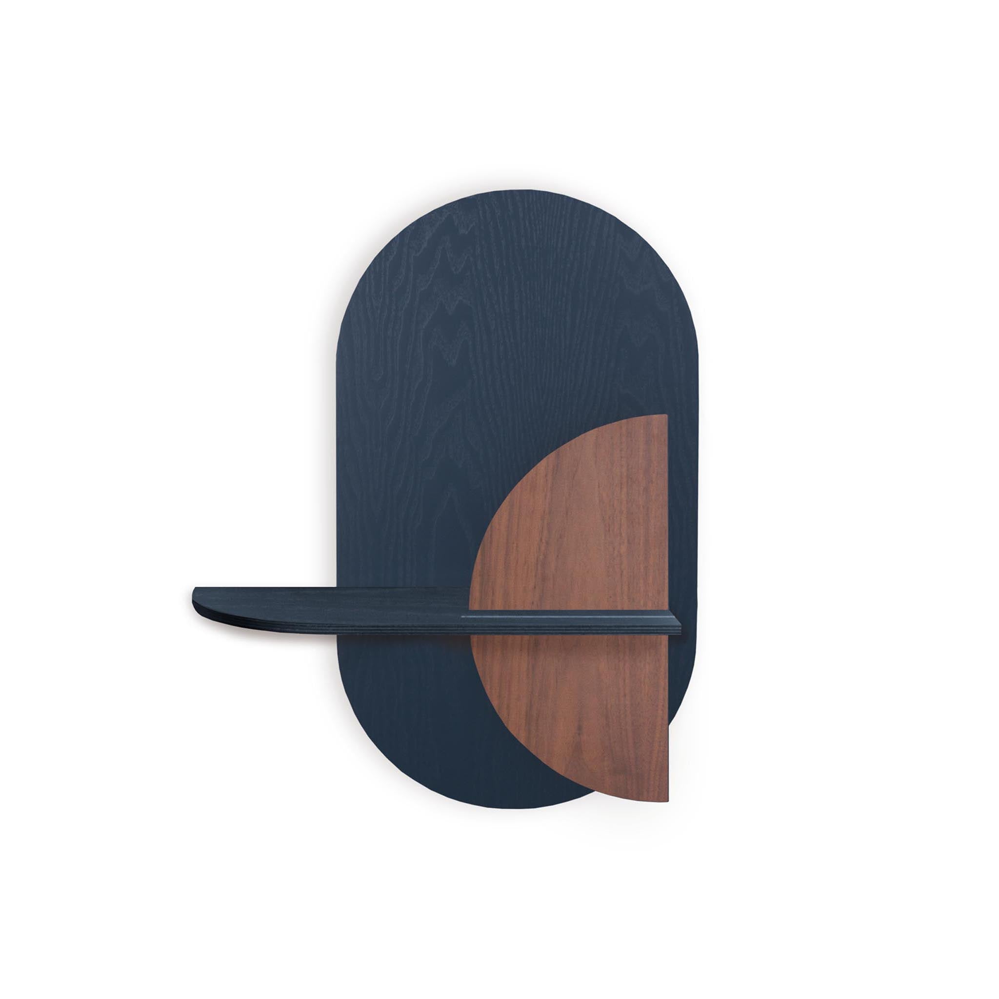 Alba Wall Shelf DUO · Blue oval
