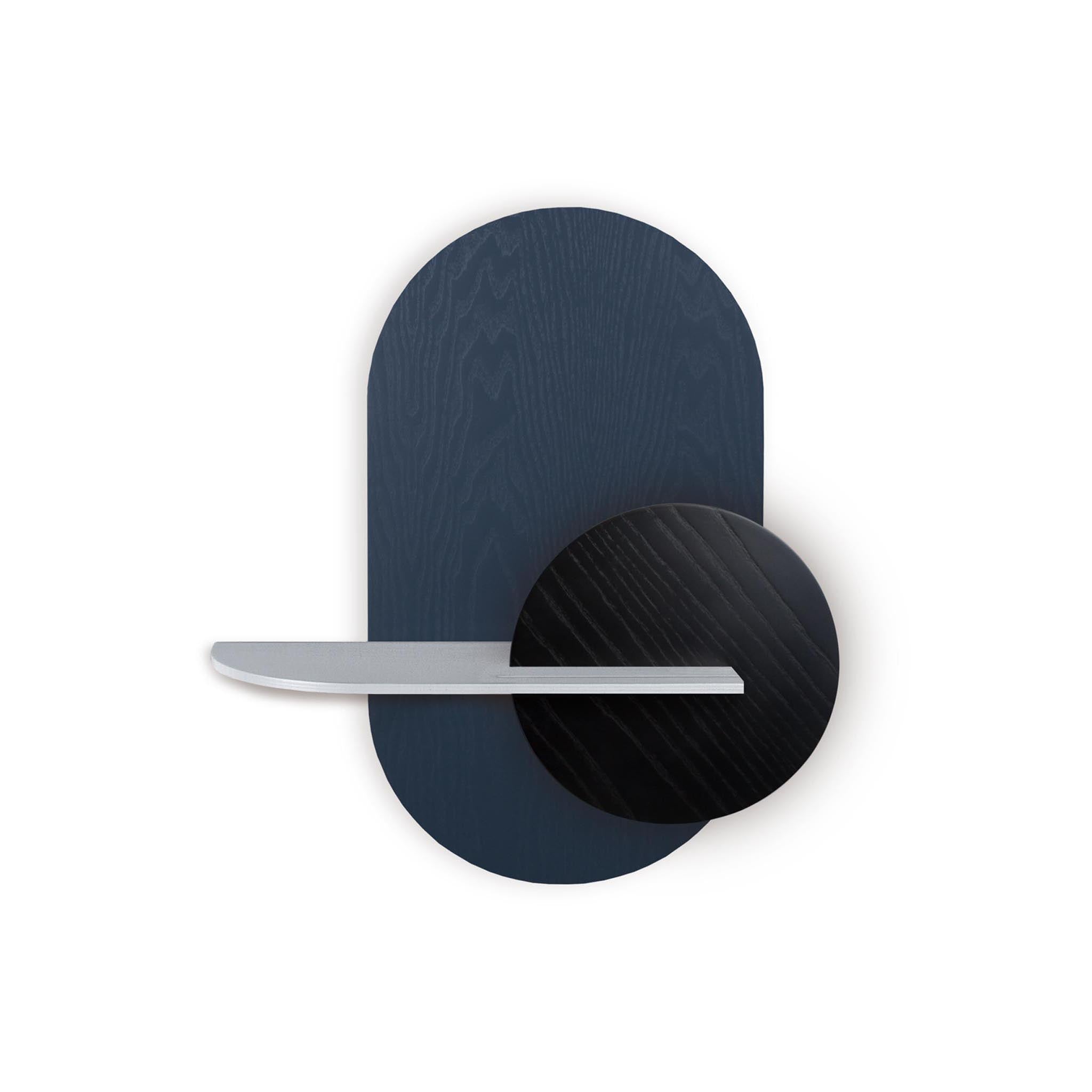 Alba Wall Shelf DUO · Blue oval