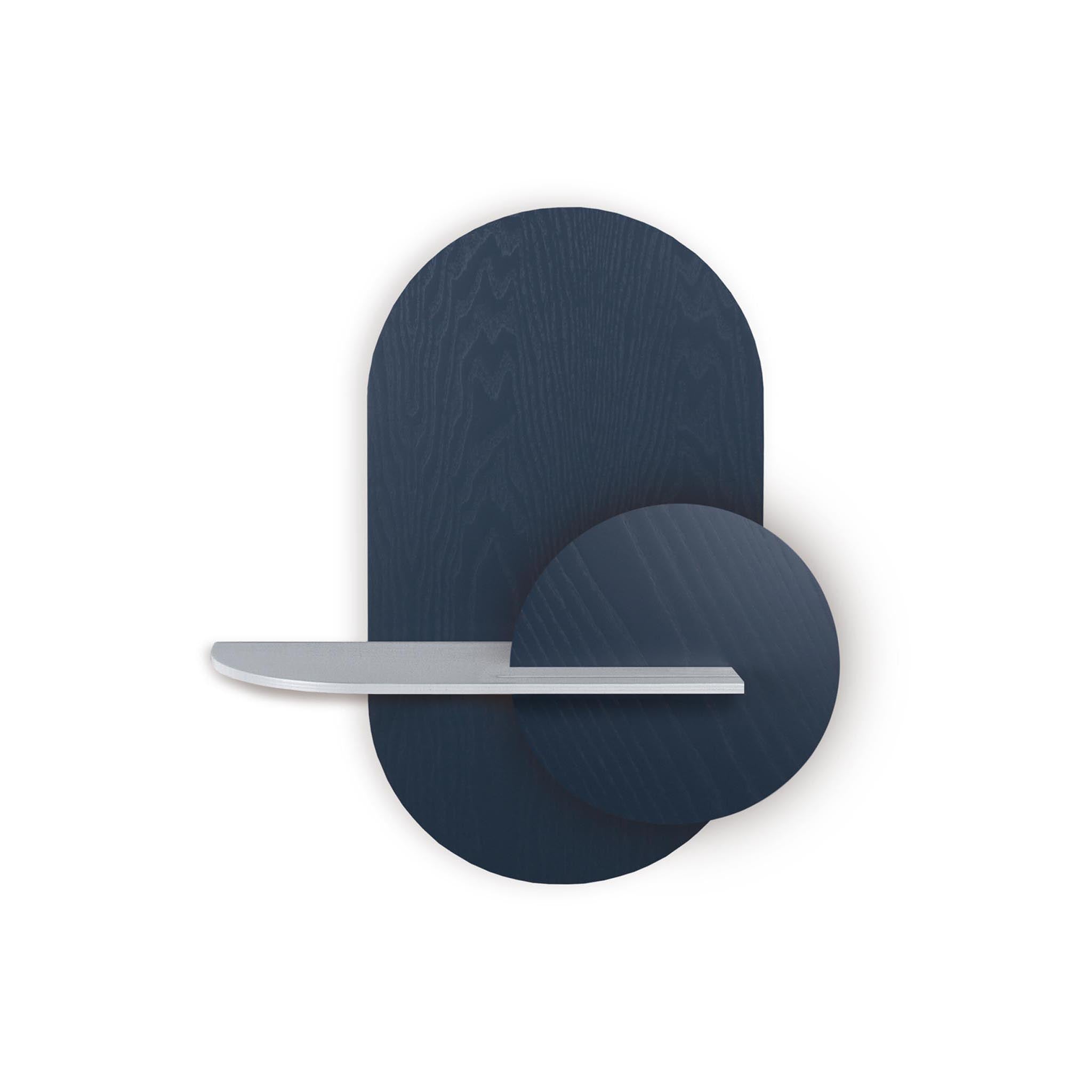 Alba Wall Shelf DUO · Blue oval