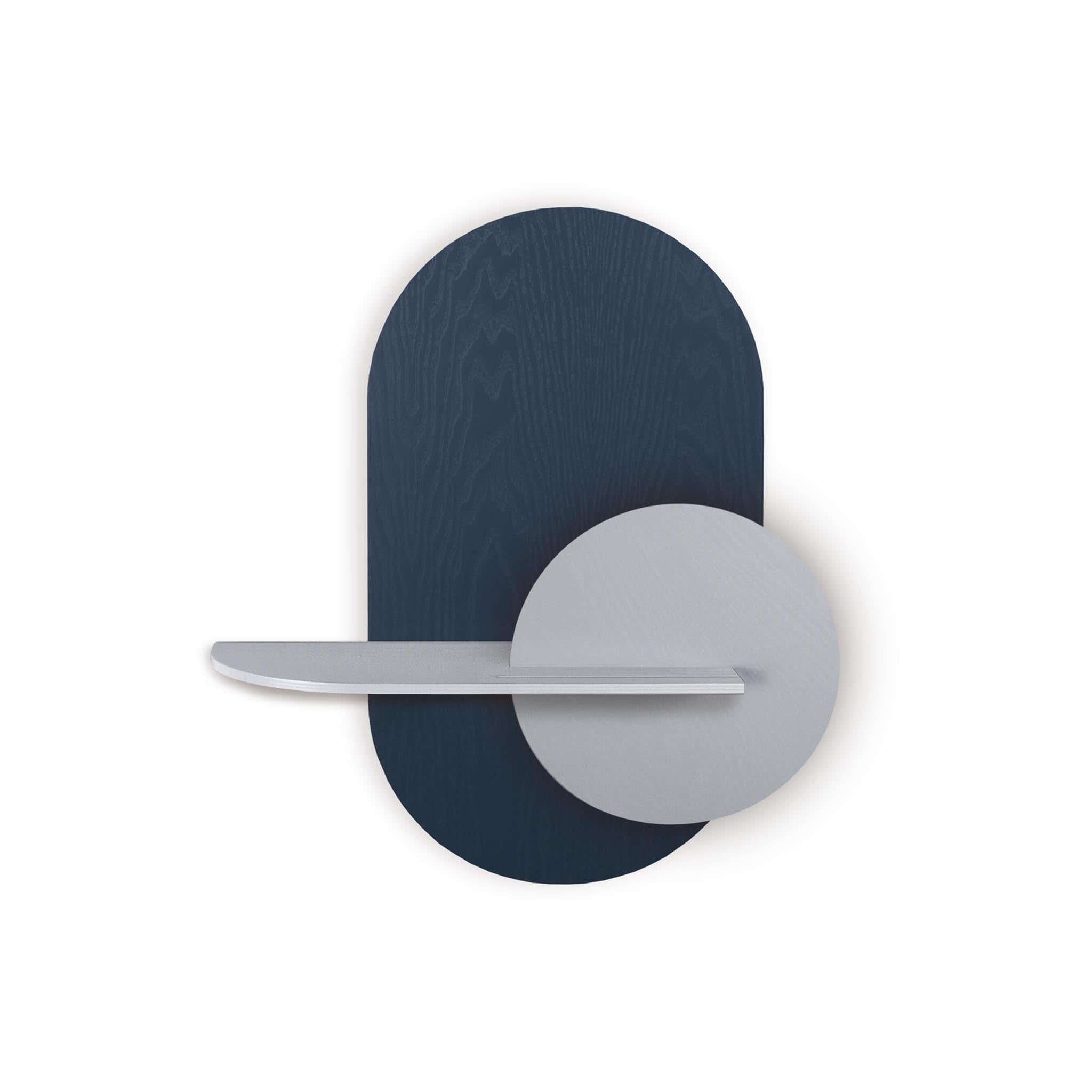Alba Wall Shelf DUO · Blue oval