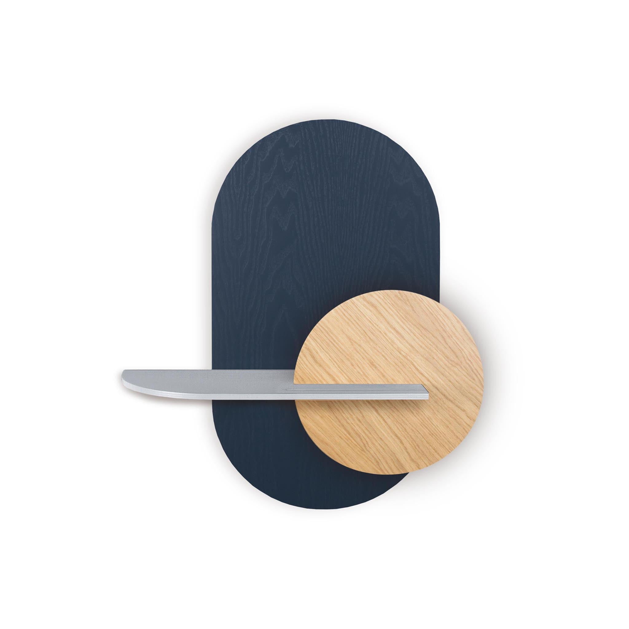Alba Wall Shelf DUO · Blue oval