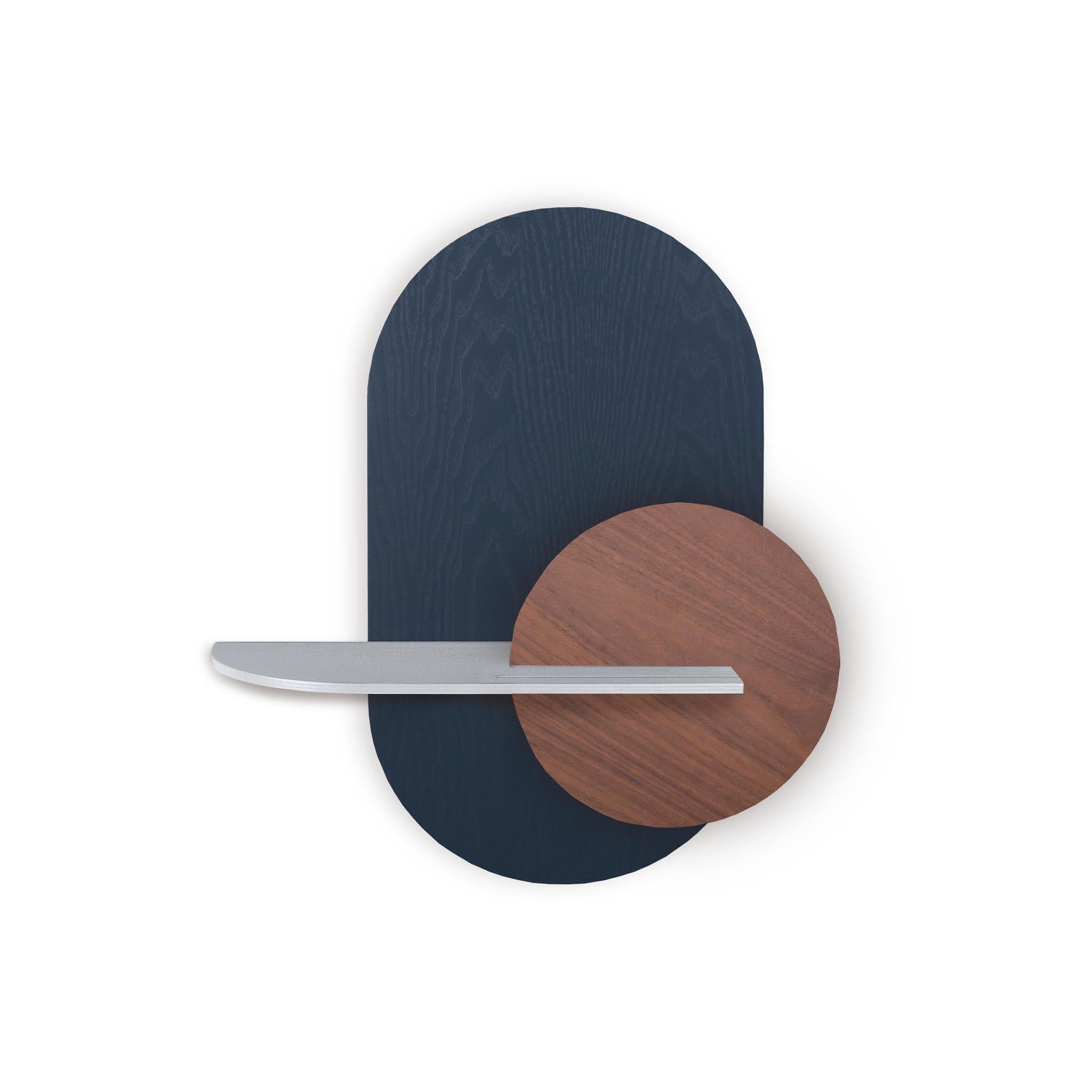 Alba Wall Shelf DUO · Blue oval