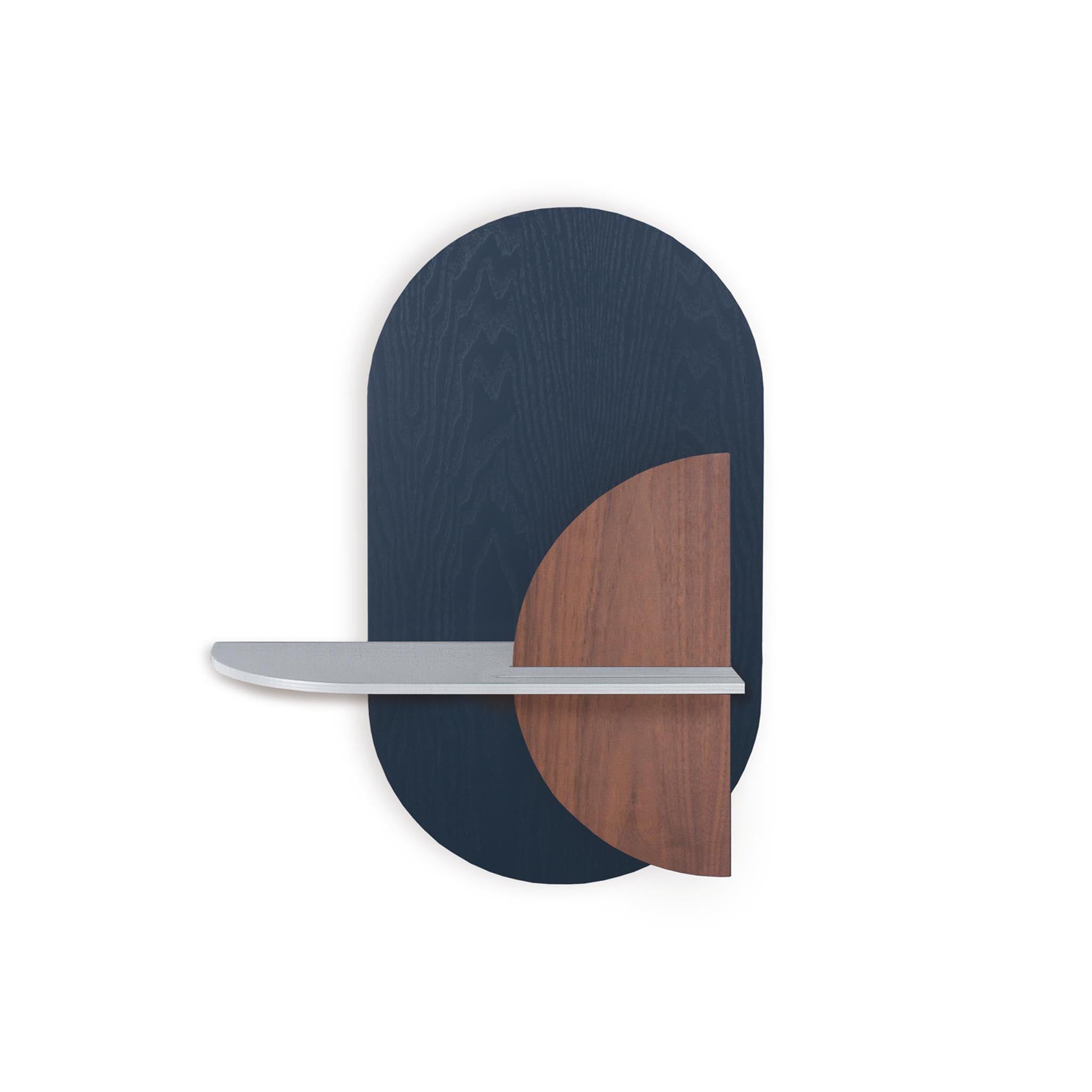 Alba Wall Shelf DUO · Blue oval