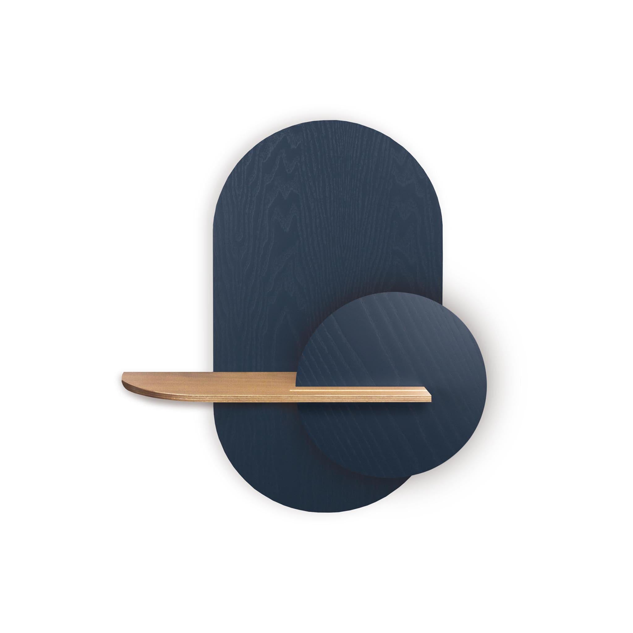 Alba Wall Shelf DUO · Blue oval