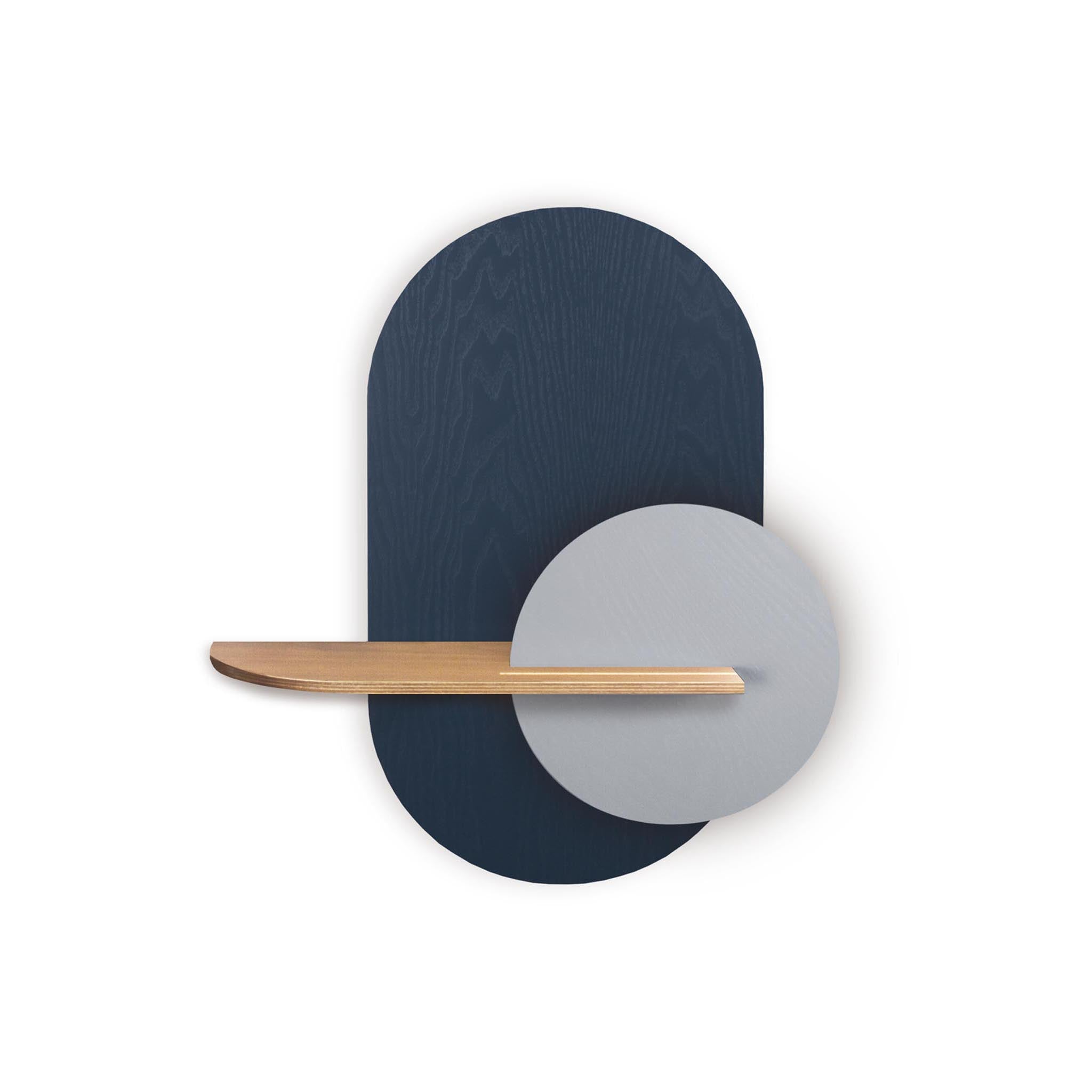 Alba Wall Shelf DUO · Blue oval