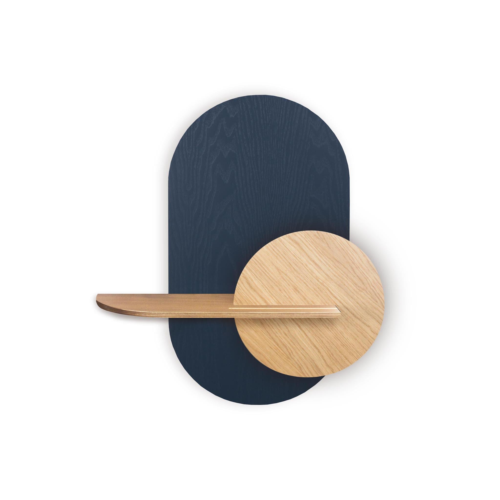 Alba Wall Shelf DUO · Blue oval