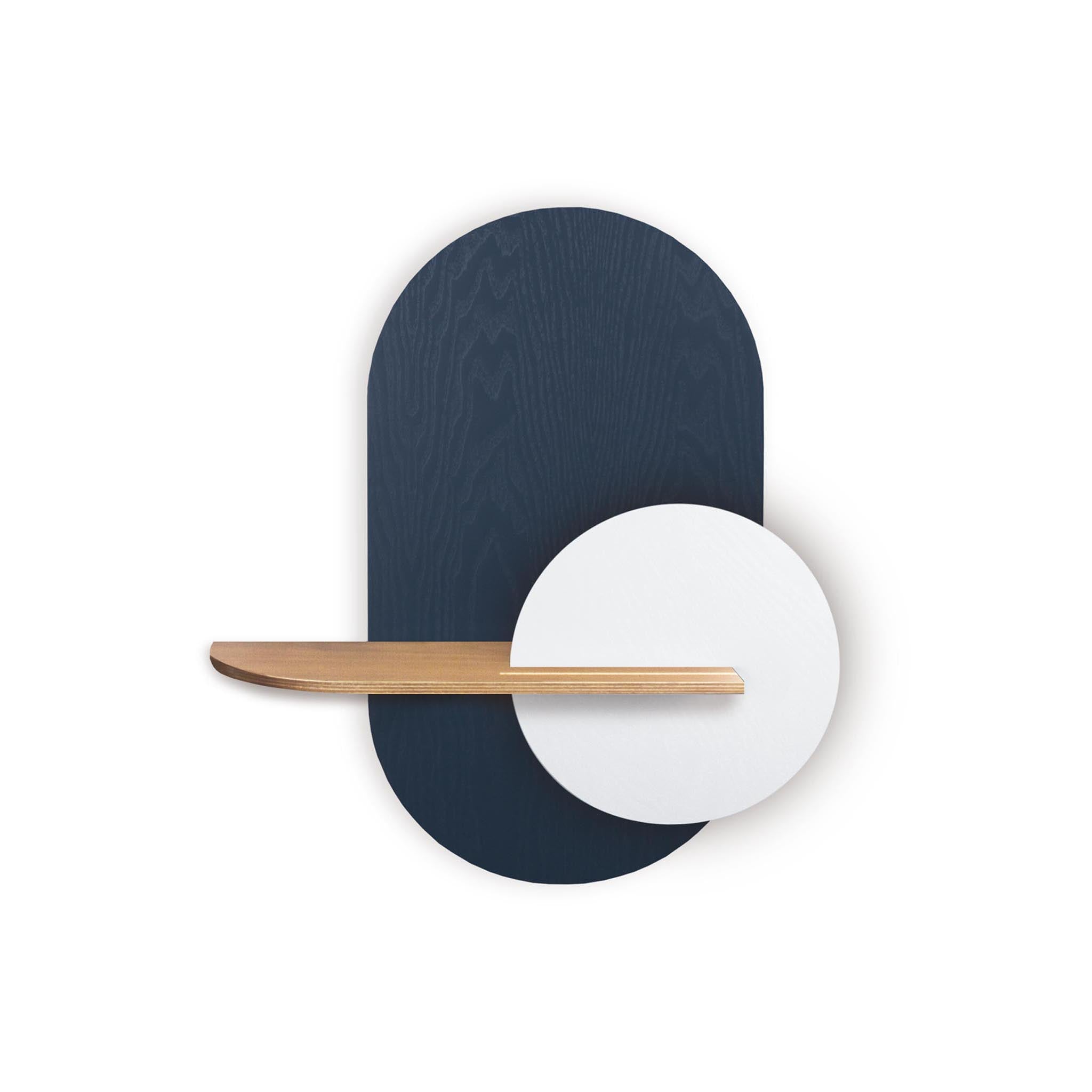 Alba Wall Shelf DUO · Blue oval