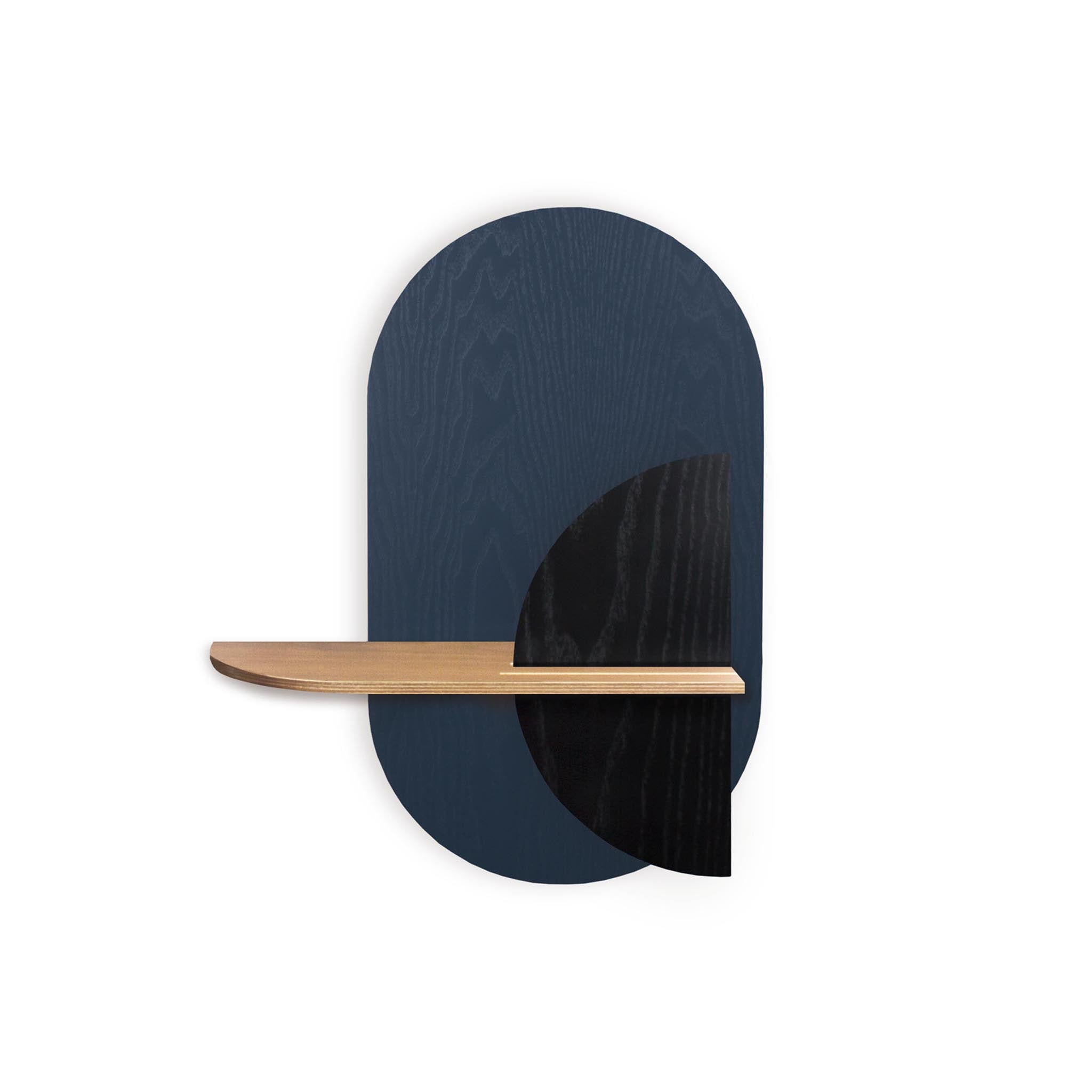 Alba Wall Shelf DUO · Blue oval