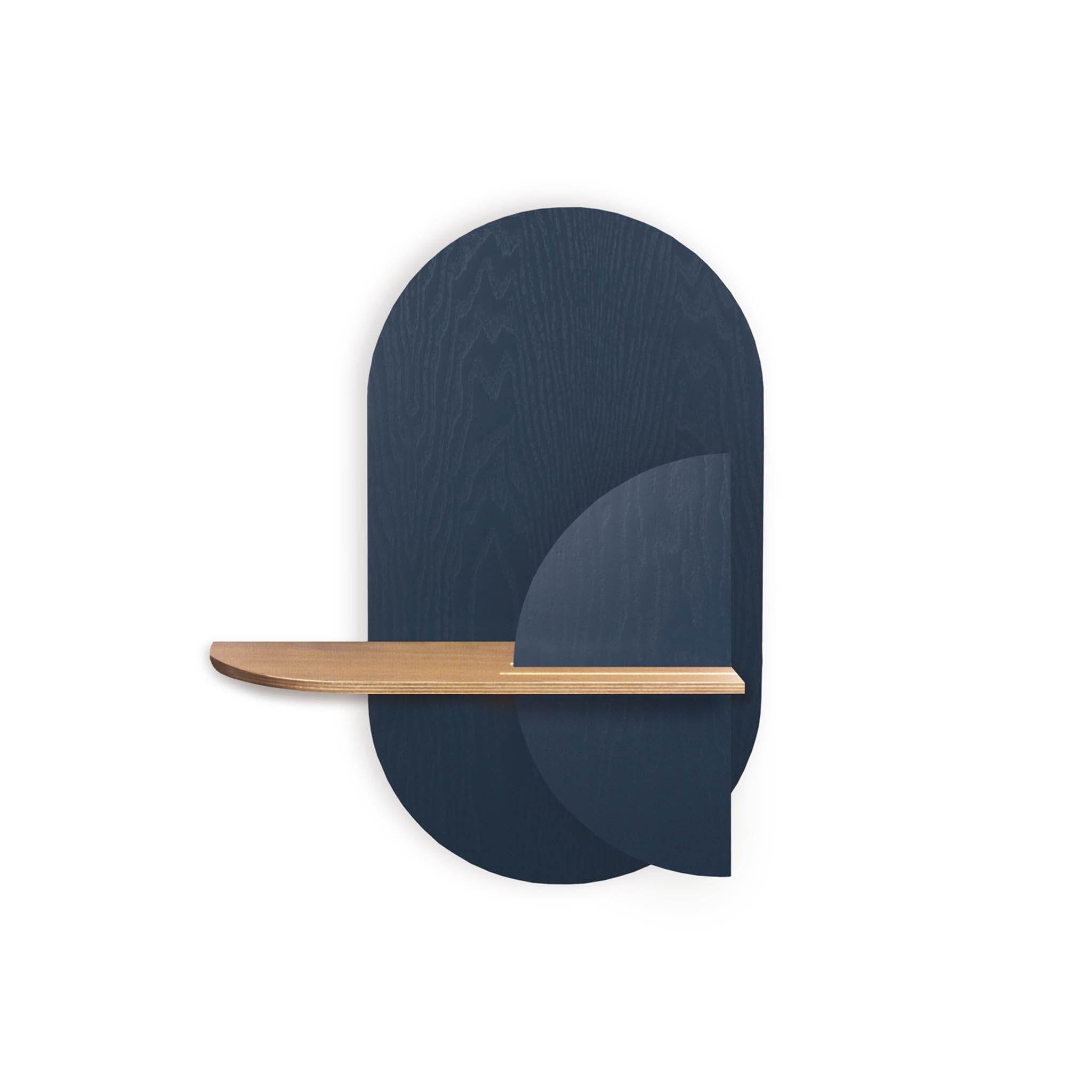 Alba Wall Shelf DUO · Blue oval