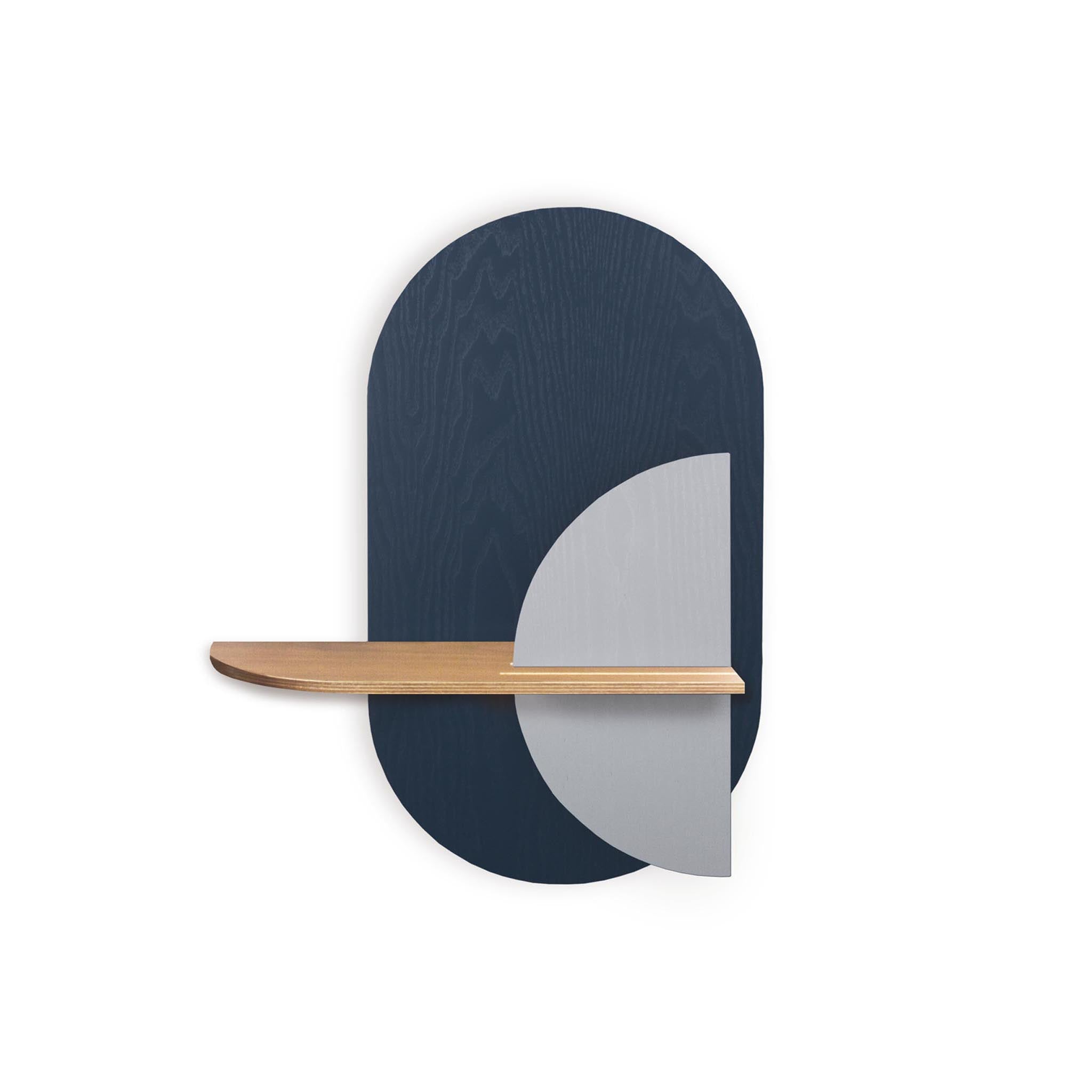 Alba Wall Shelf DUO · Blue oval