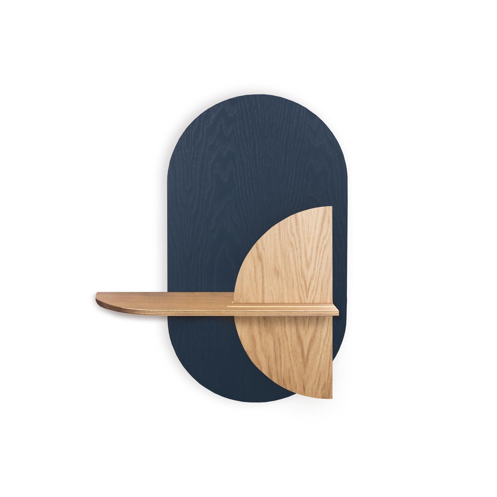 Alba Wall Shelf DUO · Blue oval