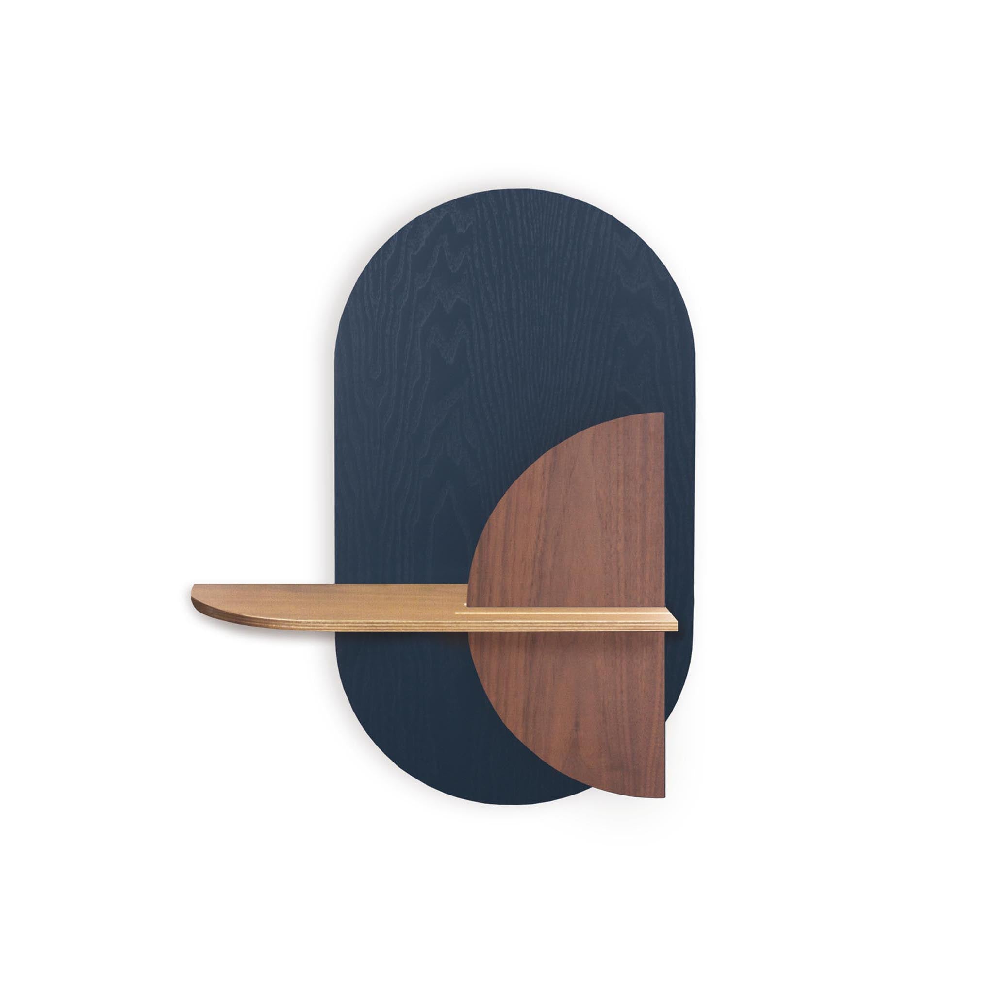 Alba Wall Shelf DUO · Blue oval