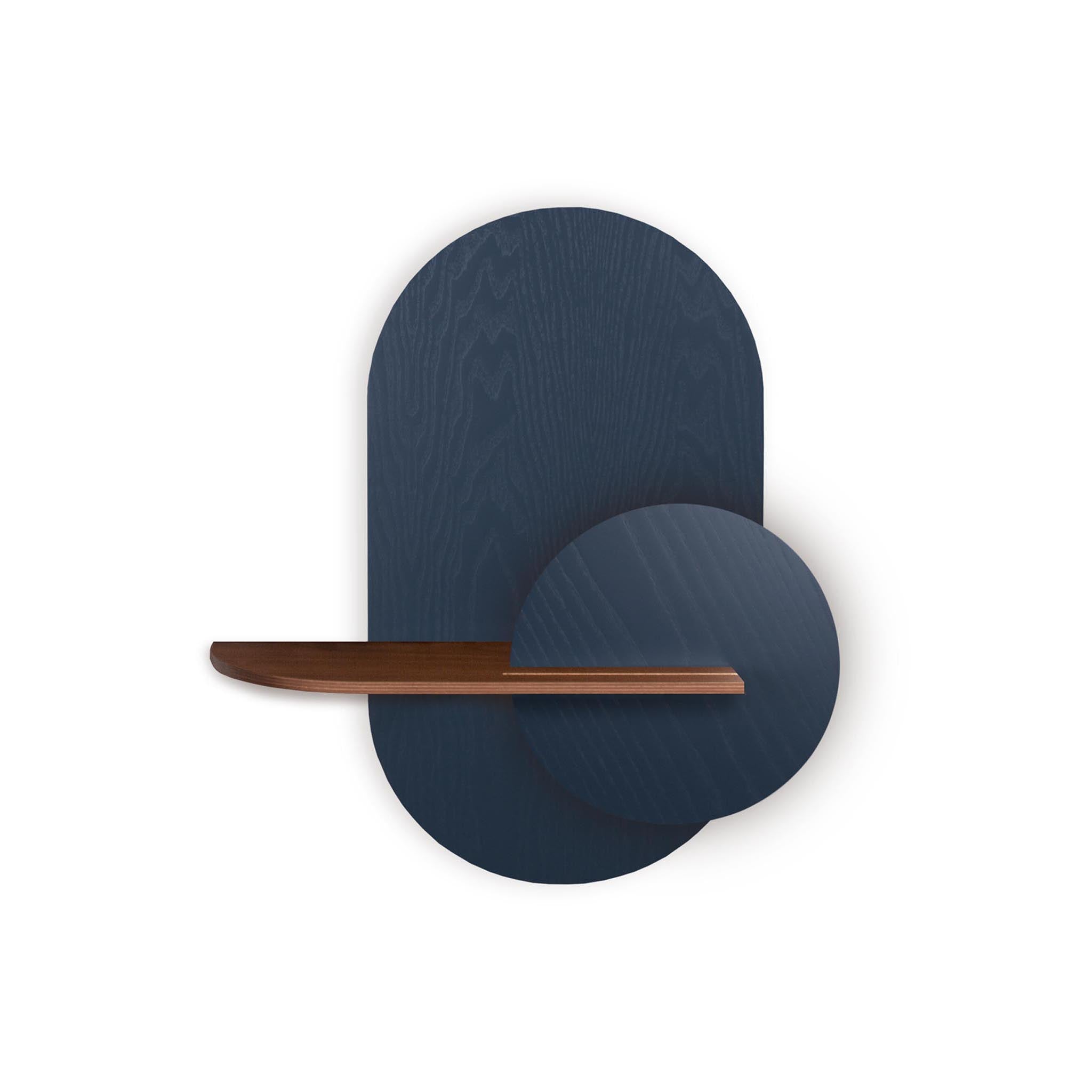 Alba Wall Shelf DUO · Blue oval