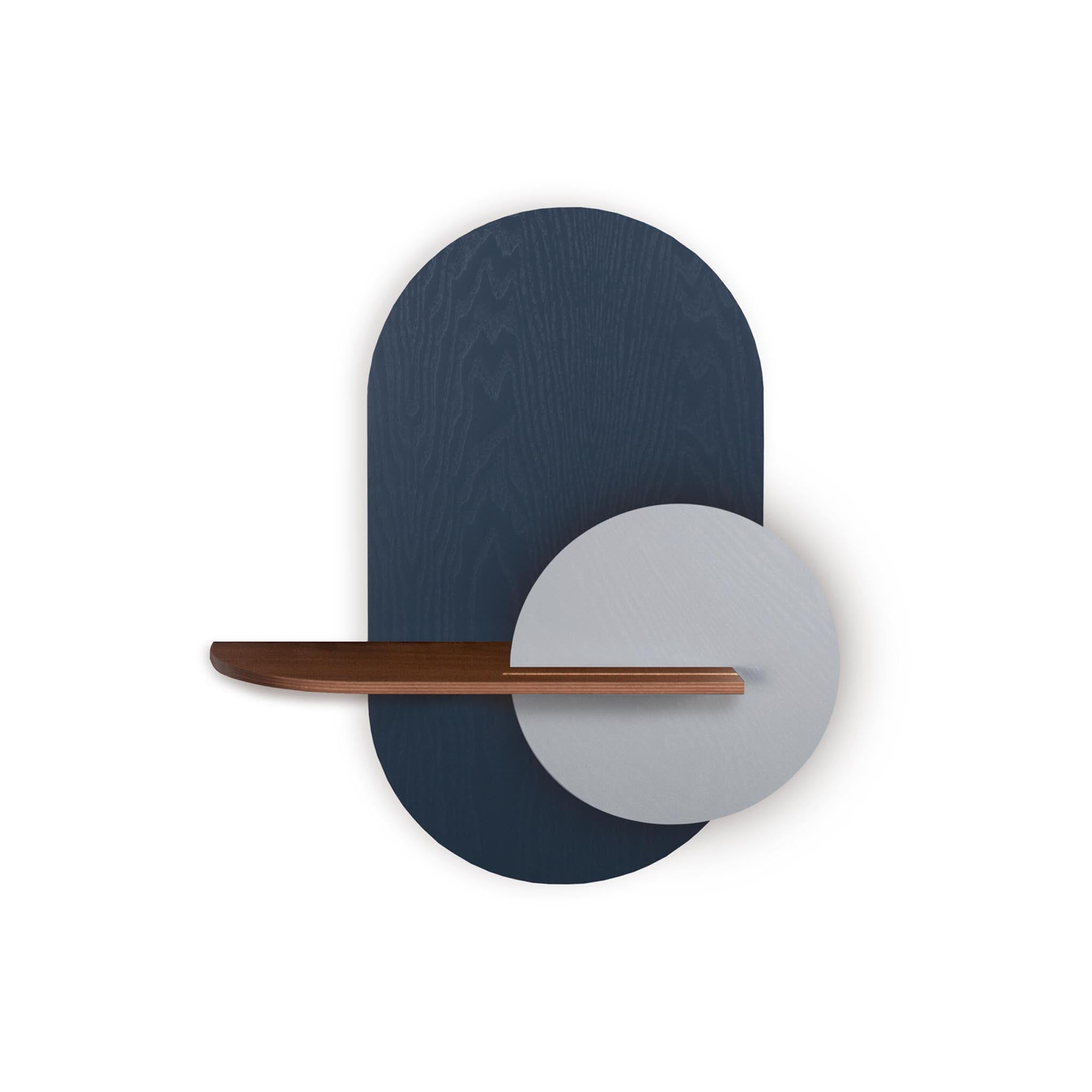 Alba Wall Shelf DUO · Blue oval