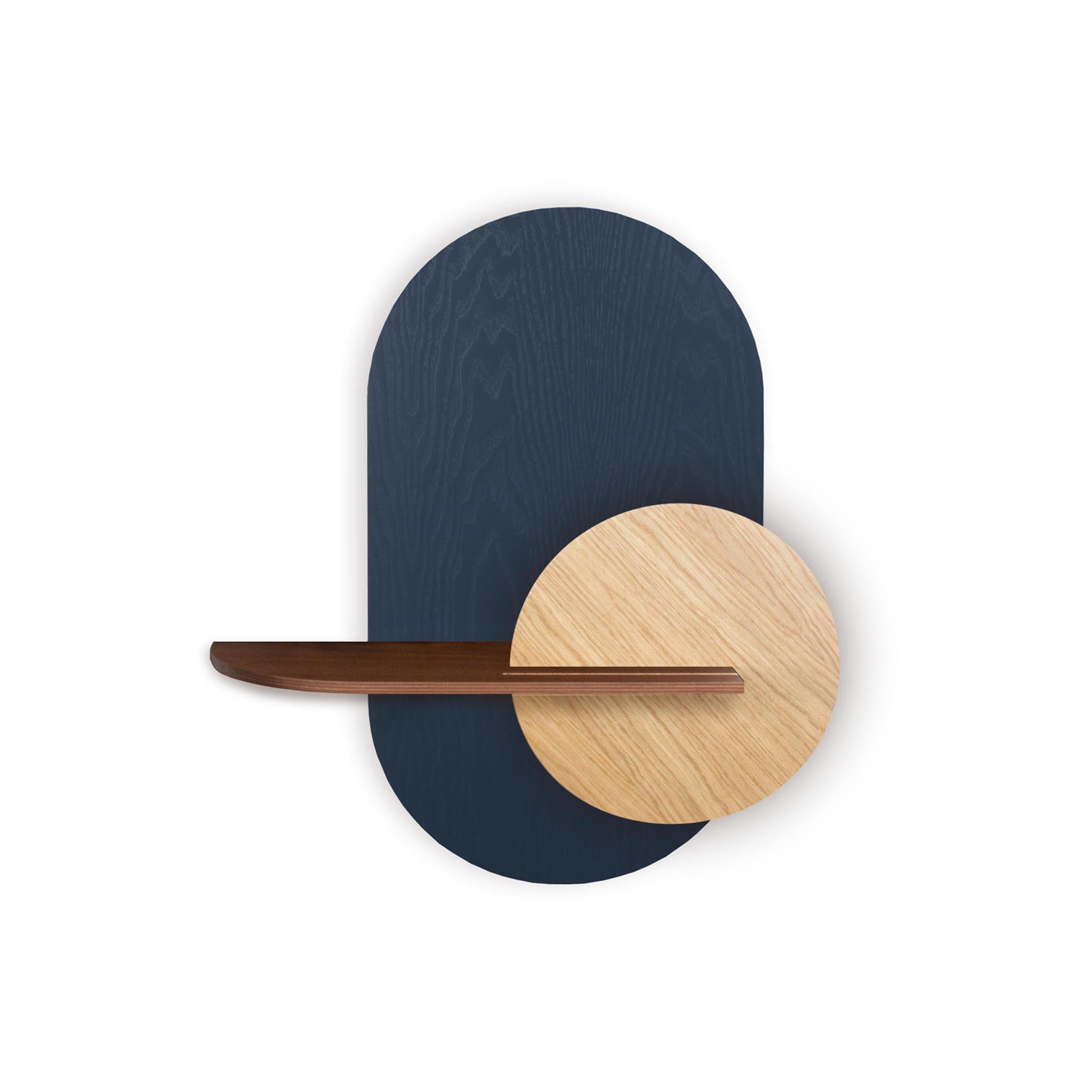 Alba Wall Shelf DUO · Blue oval