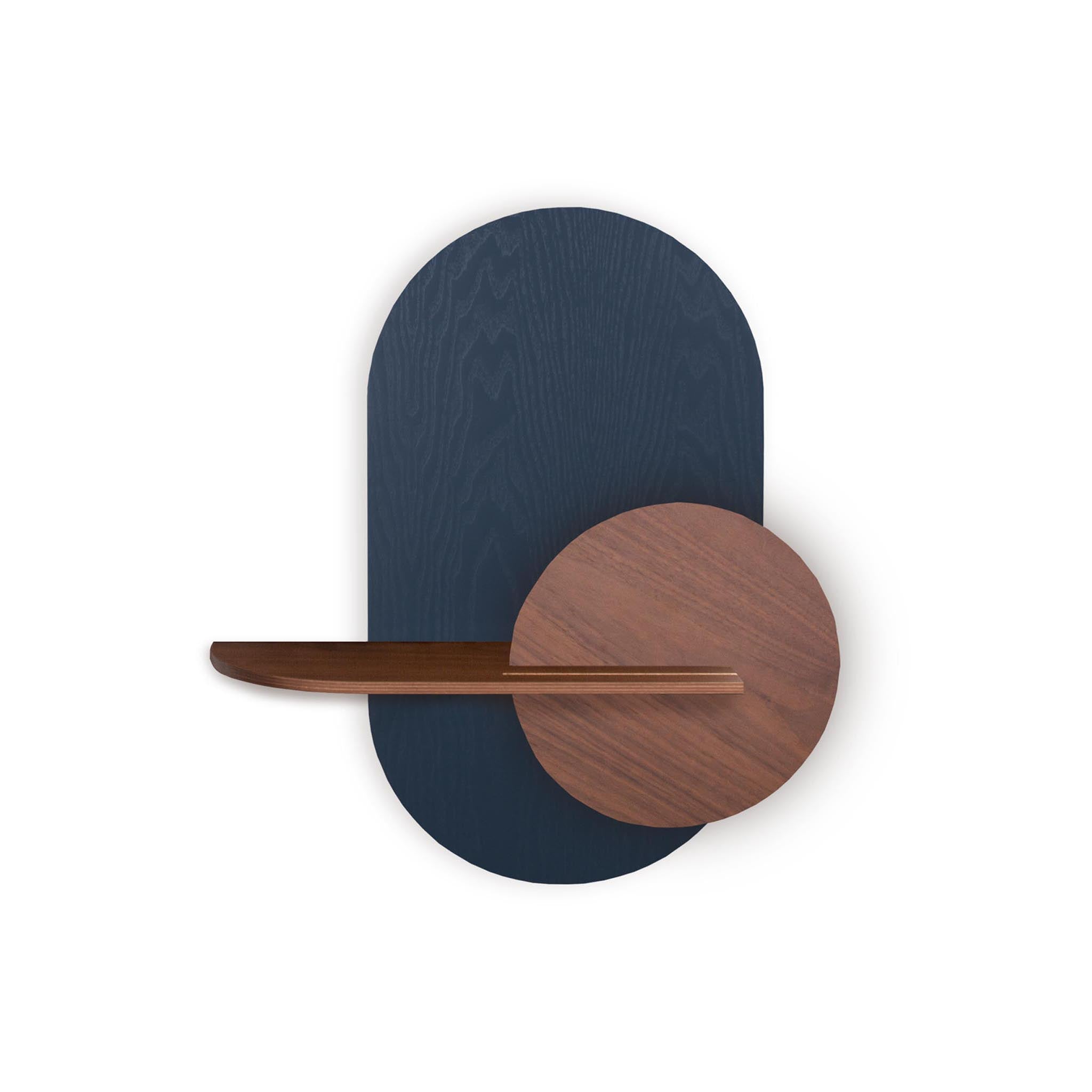 Alba Wall Shelf DUO · Blue oval