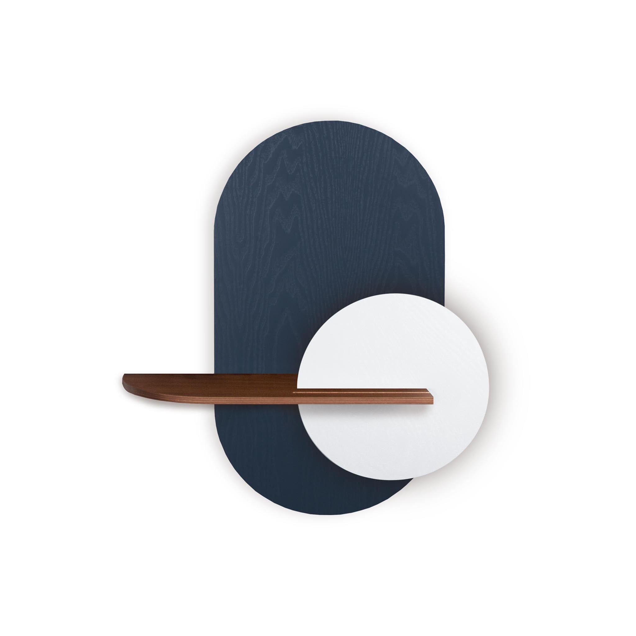 Alba Wall Shelf DUO · Blue oval