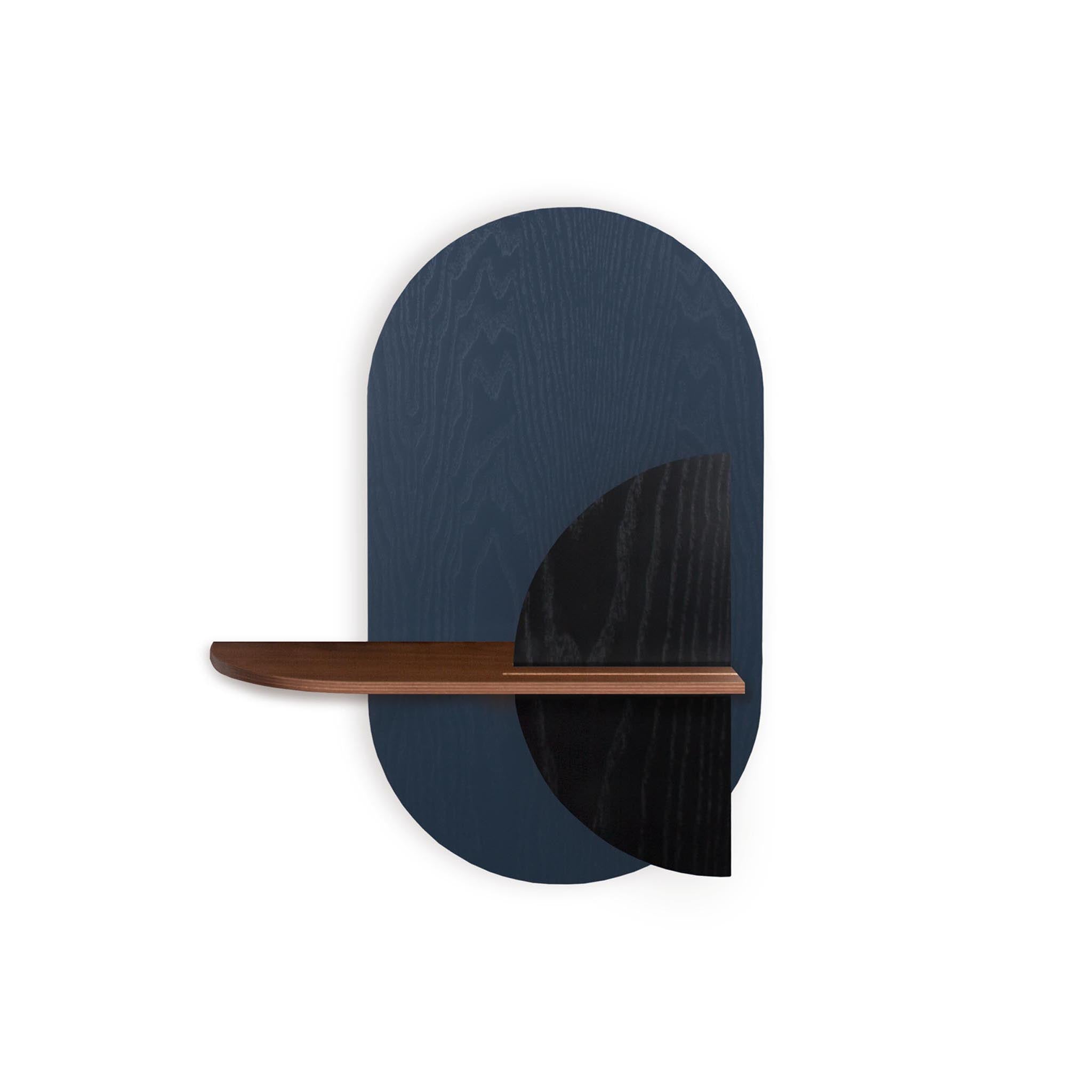Alba Wall Shelf DUO · Blue oval